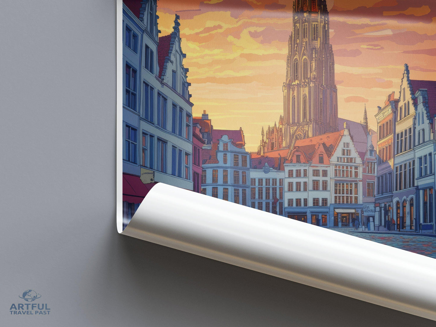 Antwerp Poster - Belgium Wall Art