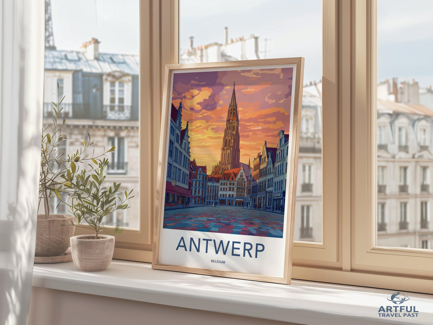 Antwerp Poster - Belgium Wall Art