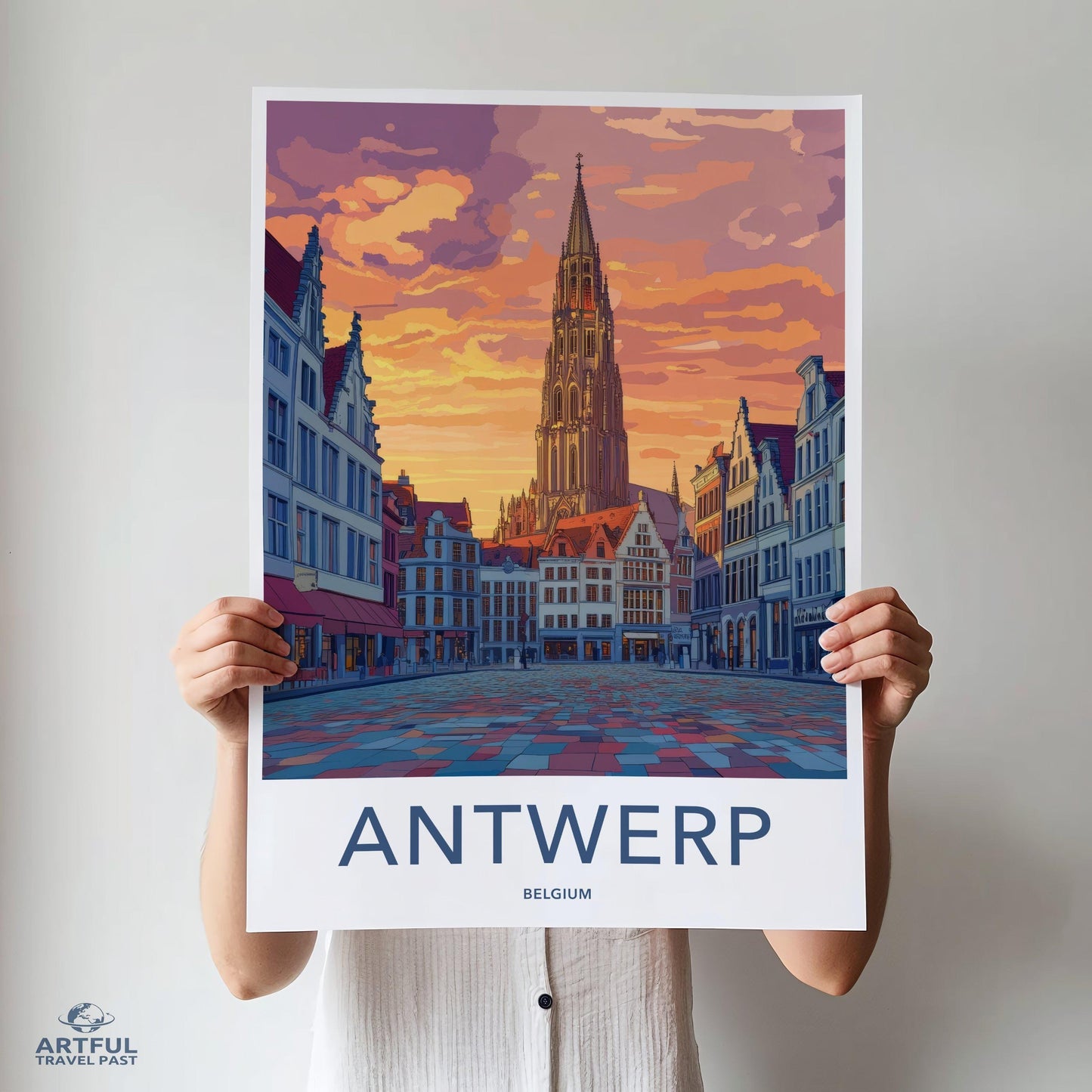 Antwerp Poster - Belgium Wall Art