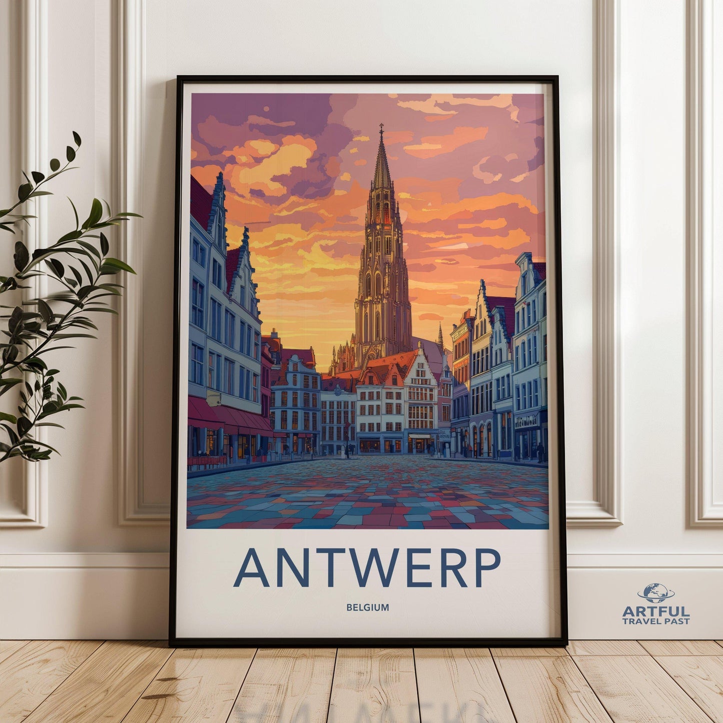 Antwerp Poster - Belgium Wall Art