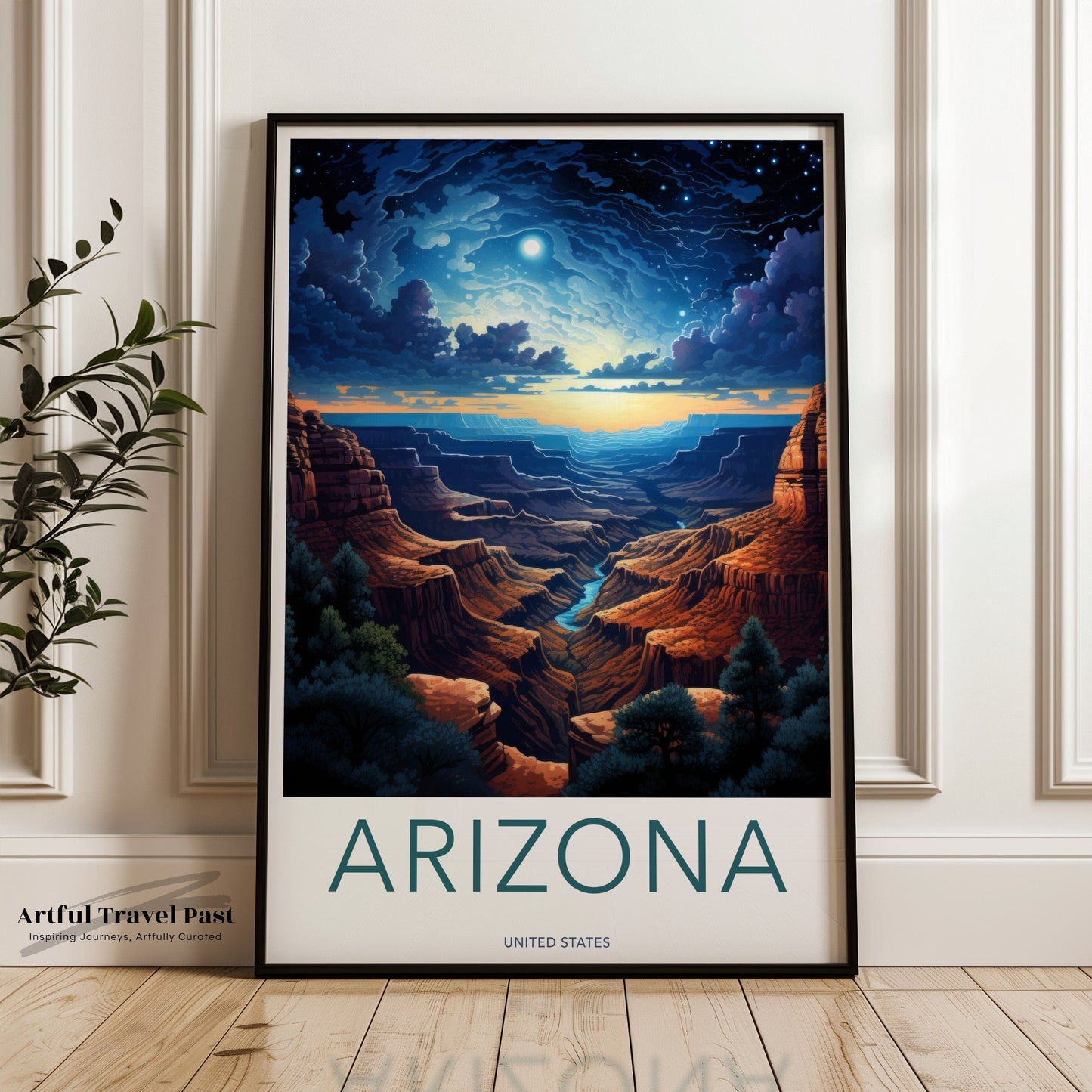 Arizona Poster | Grand Canyon National Park | USA Wall Art