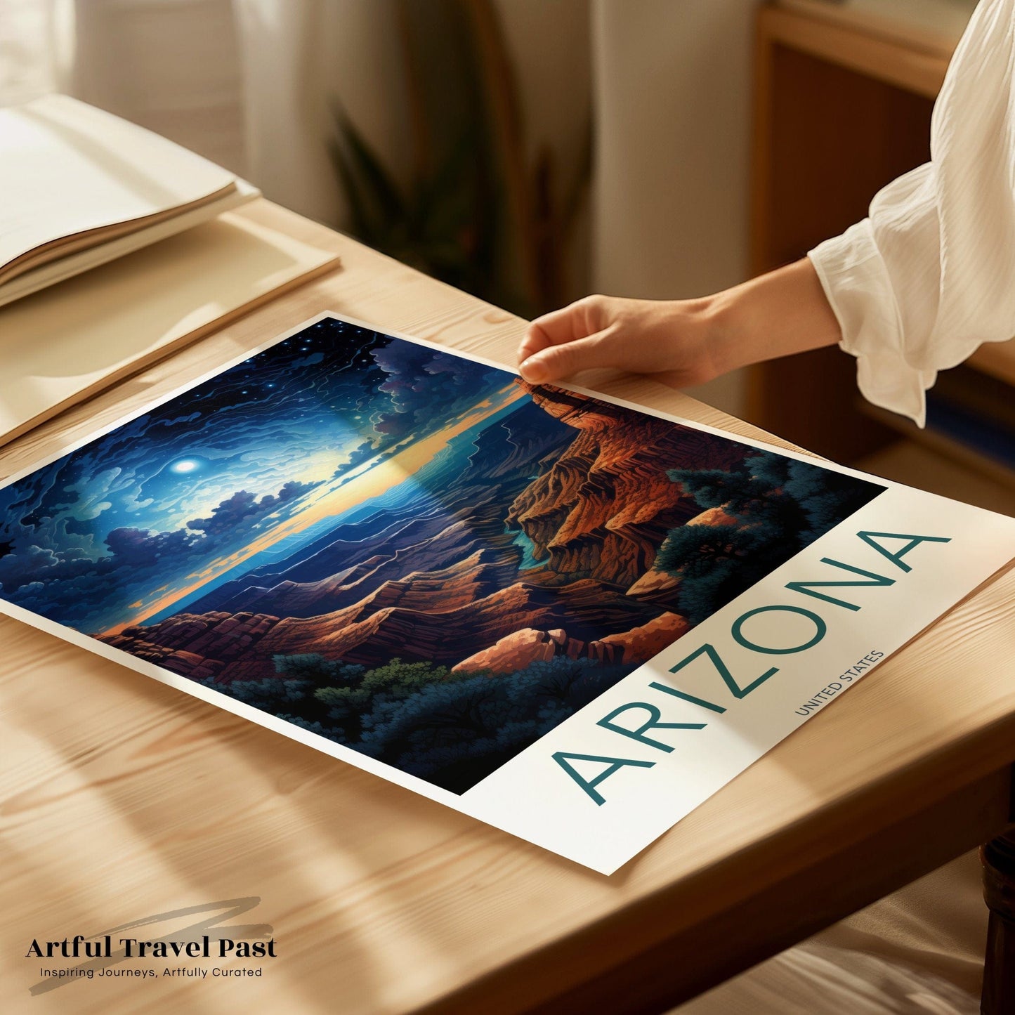 Arizona Poster | Grand Canyon National Park | USA Wall Art