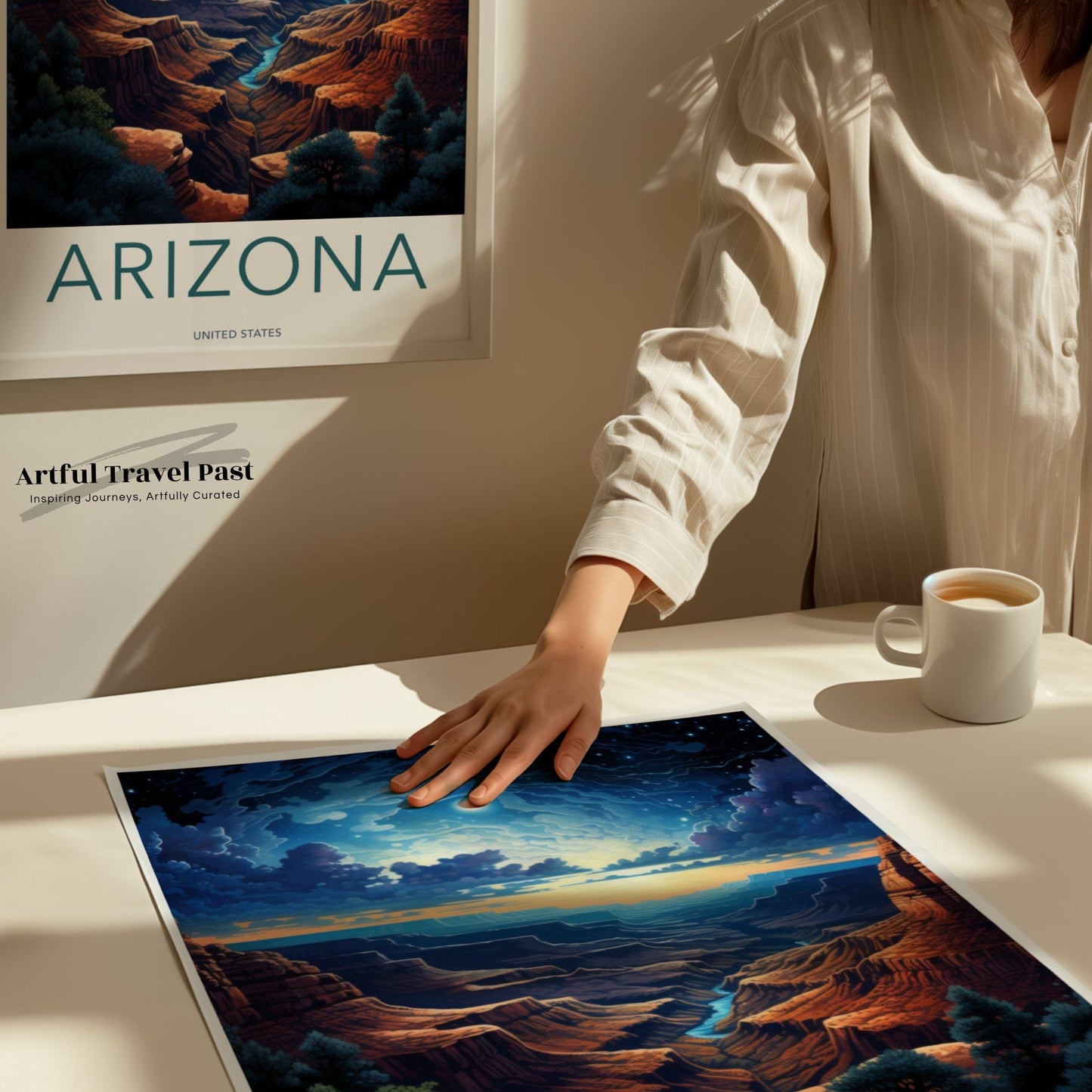 Arizona Poster | Grand Canyon National Park | USA Wall Art