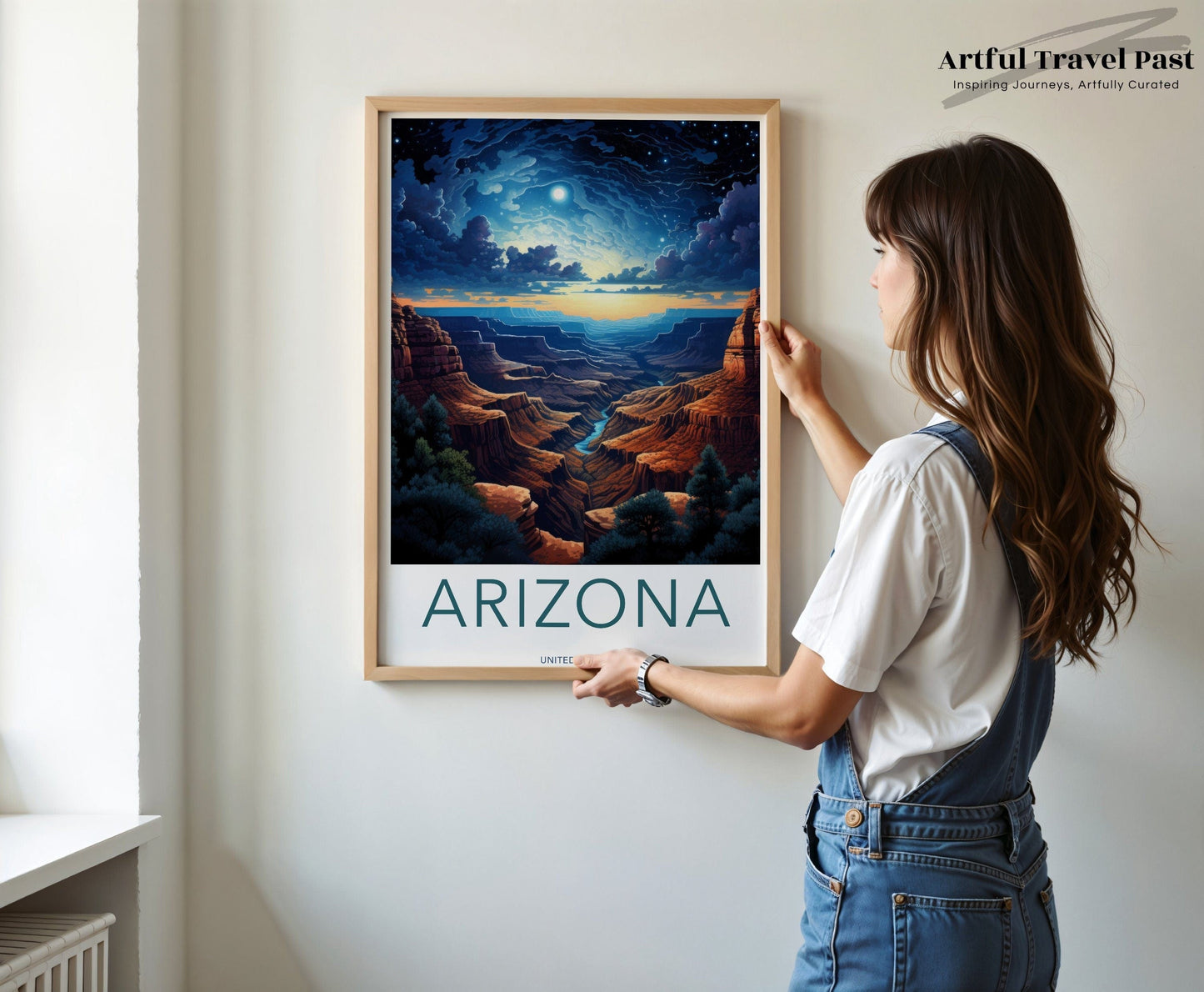 Arizona Poster | Grand Canyon National Park | USA Wall Art