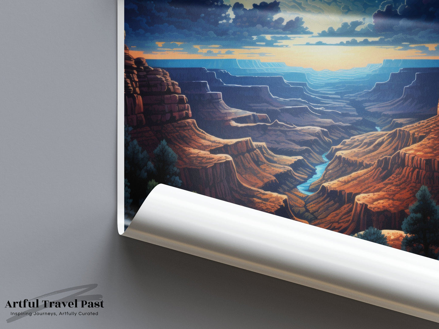 Arizona Poster | Grand Canyon National Park | USA Wall Art