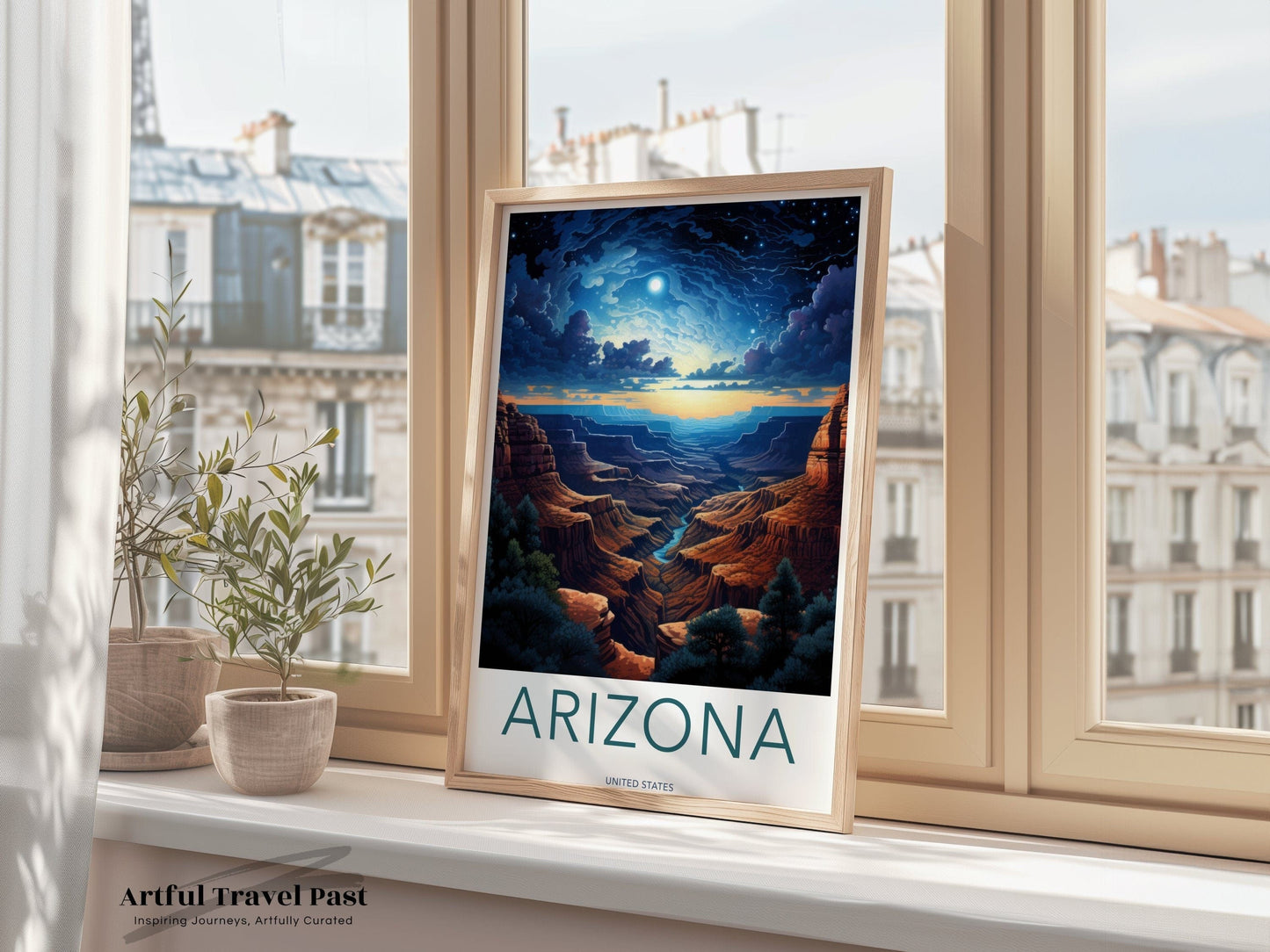 Arizona Poster | Grand Canyon National Park | USA Wall Art