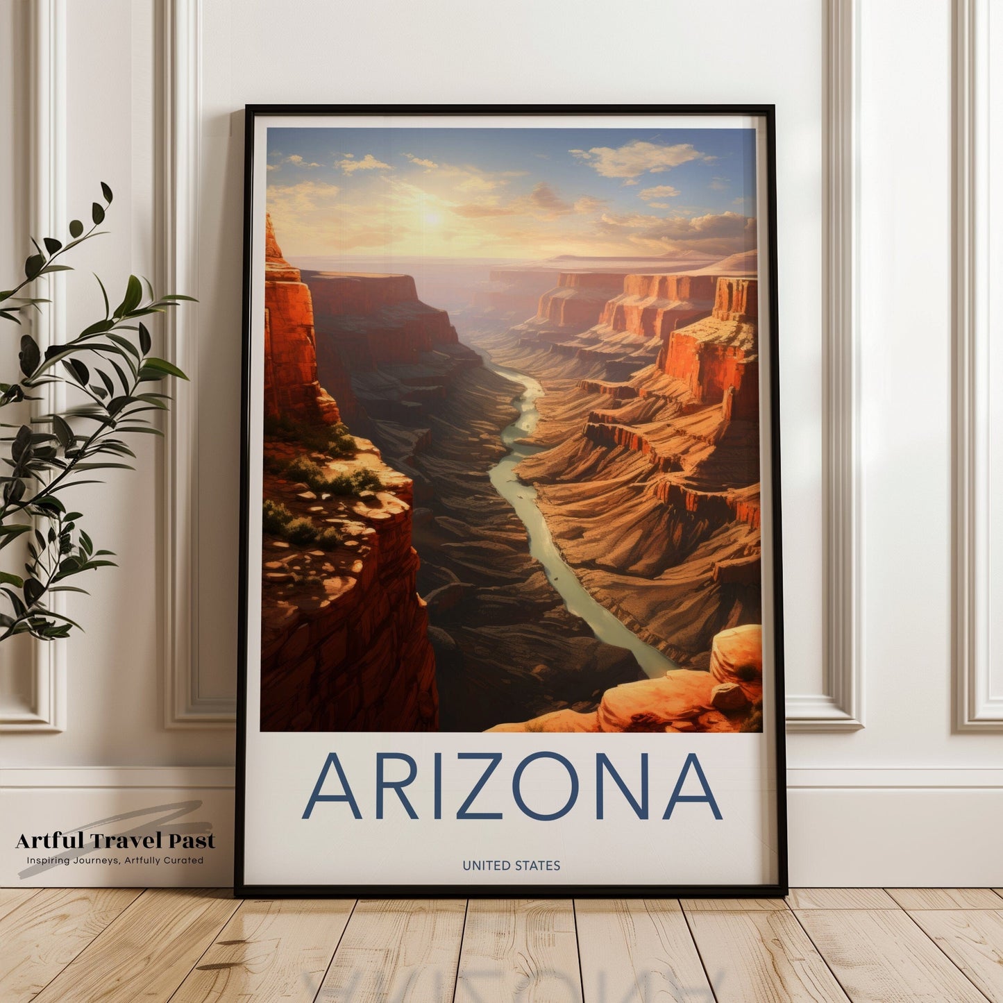 Arizona Poster | Grand Canyon National Park | USA Wall Art