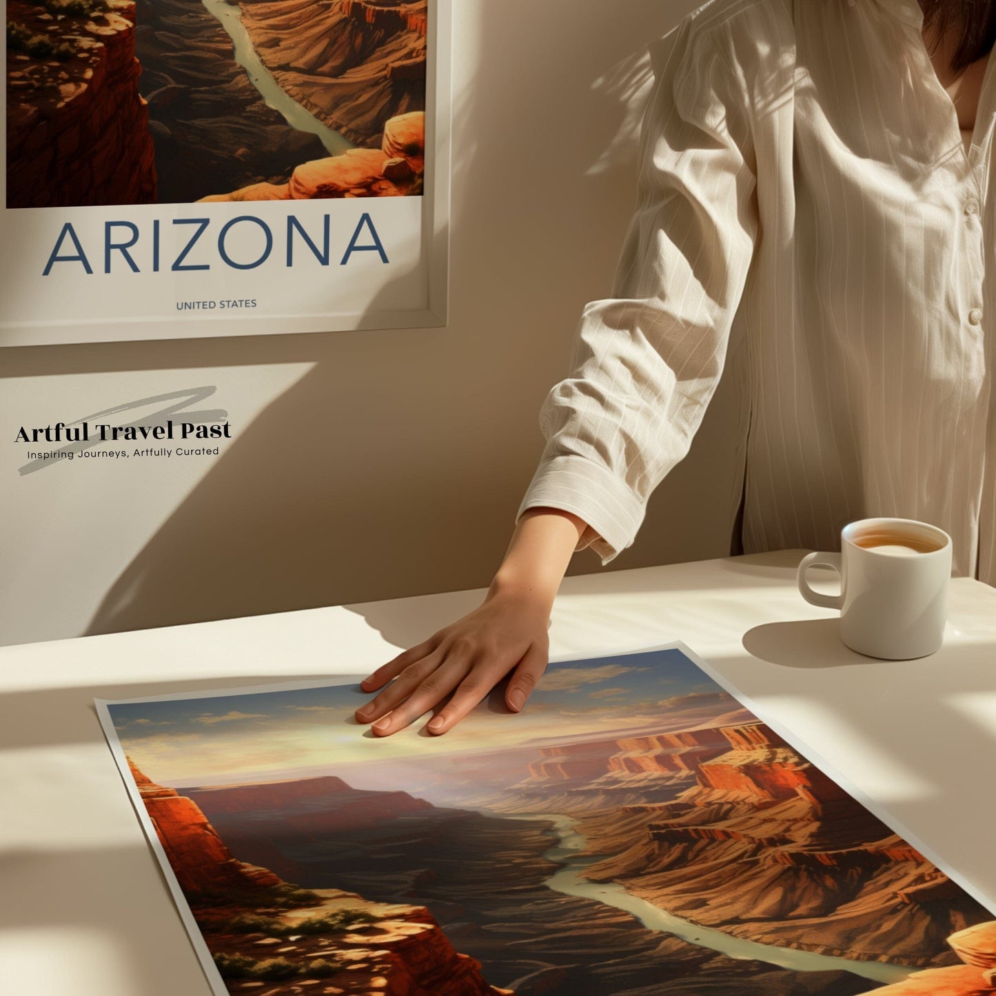 Arizona Poster | Grand Canyon National Park | USA Wall Art