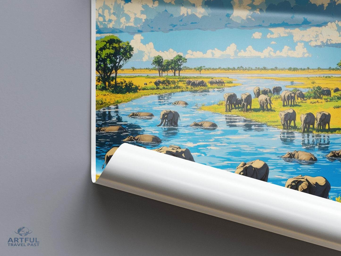 Arusha National Park Poster | Tanzania Wall Art