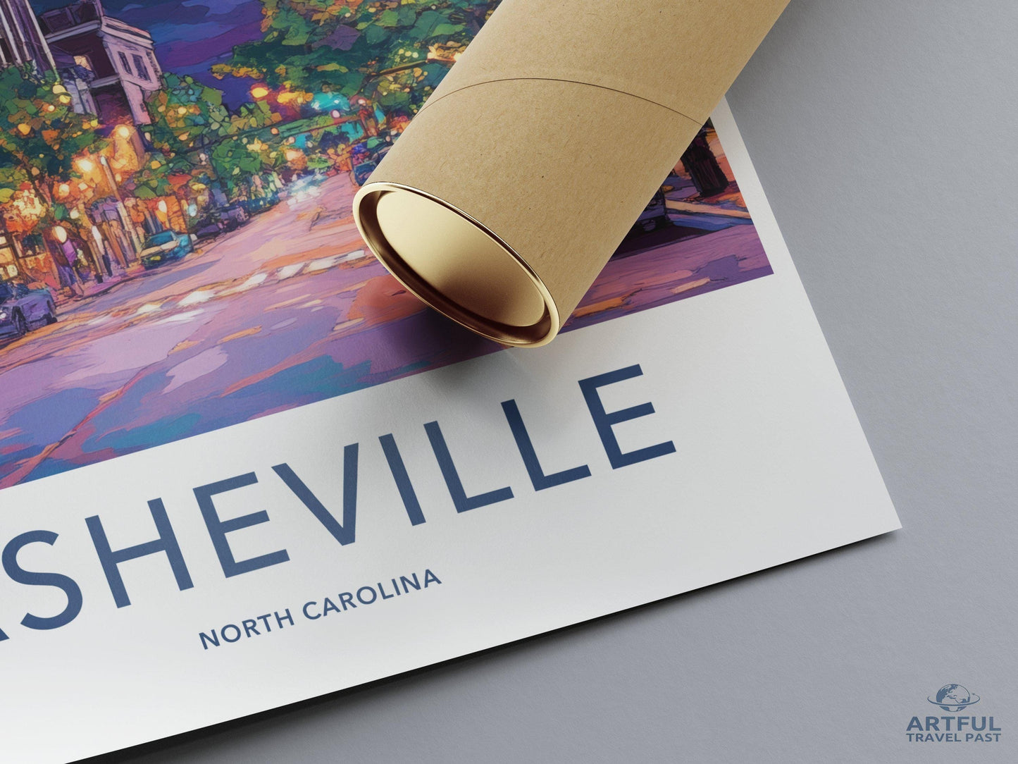 Asheville Poster - North Carolina Wall Art