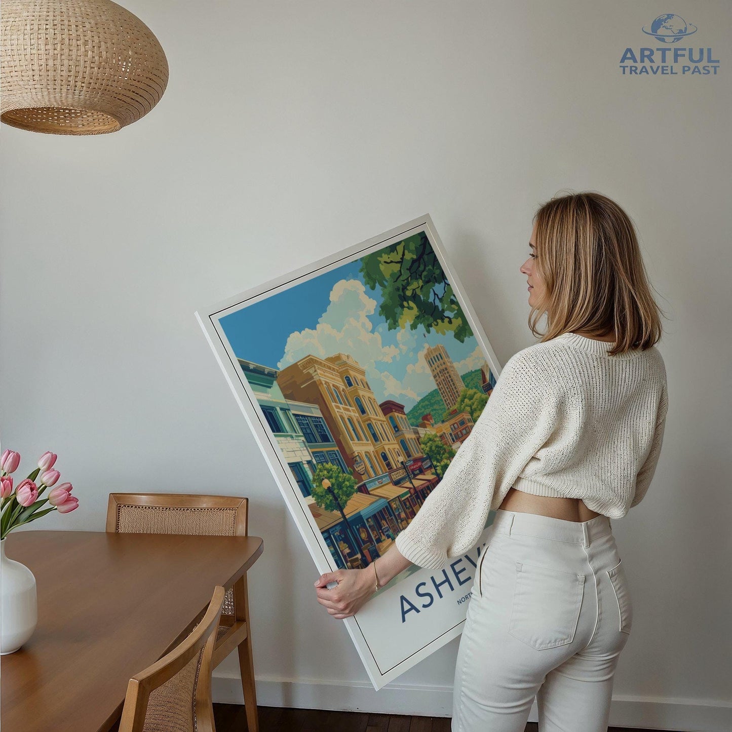 Asheville Poster - North Carolina Wall Art