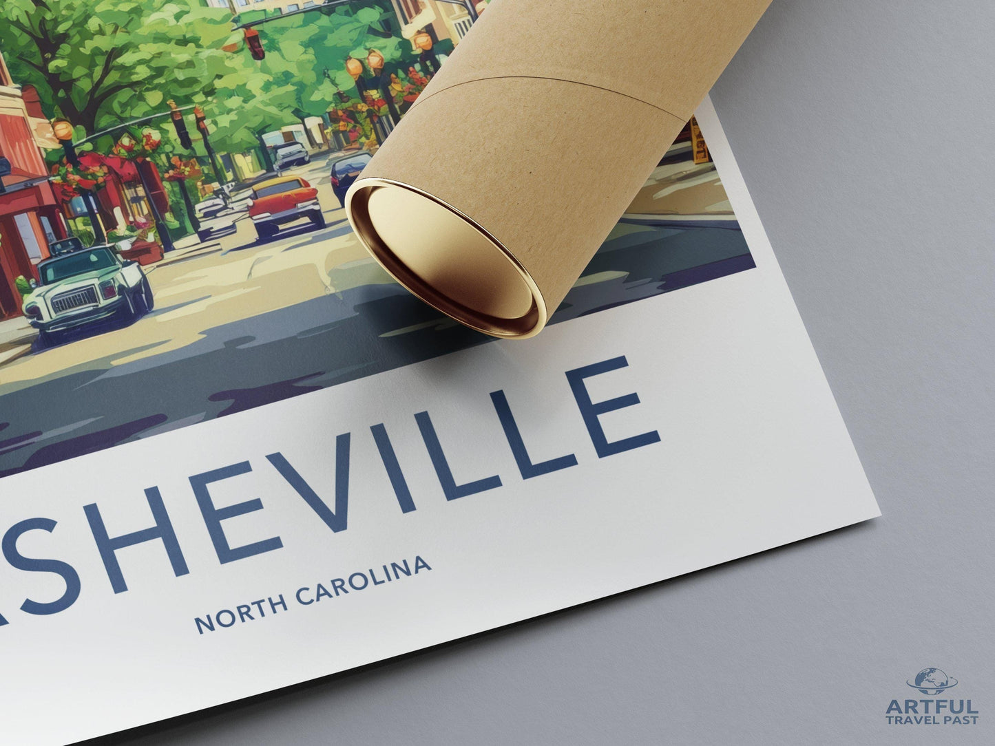 Asheville Poster | North Carolina Wall Art | America Decor
