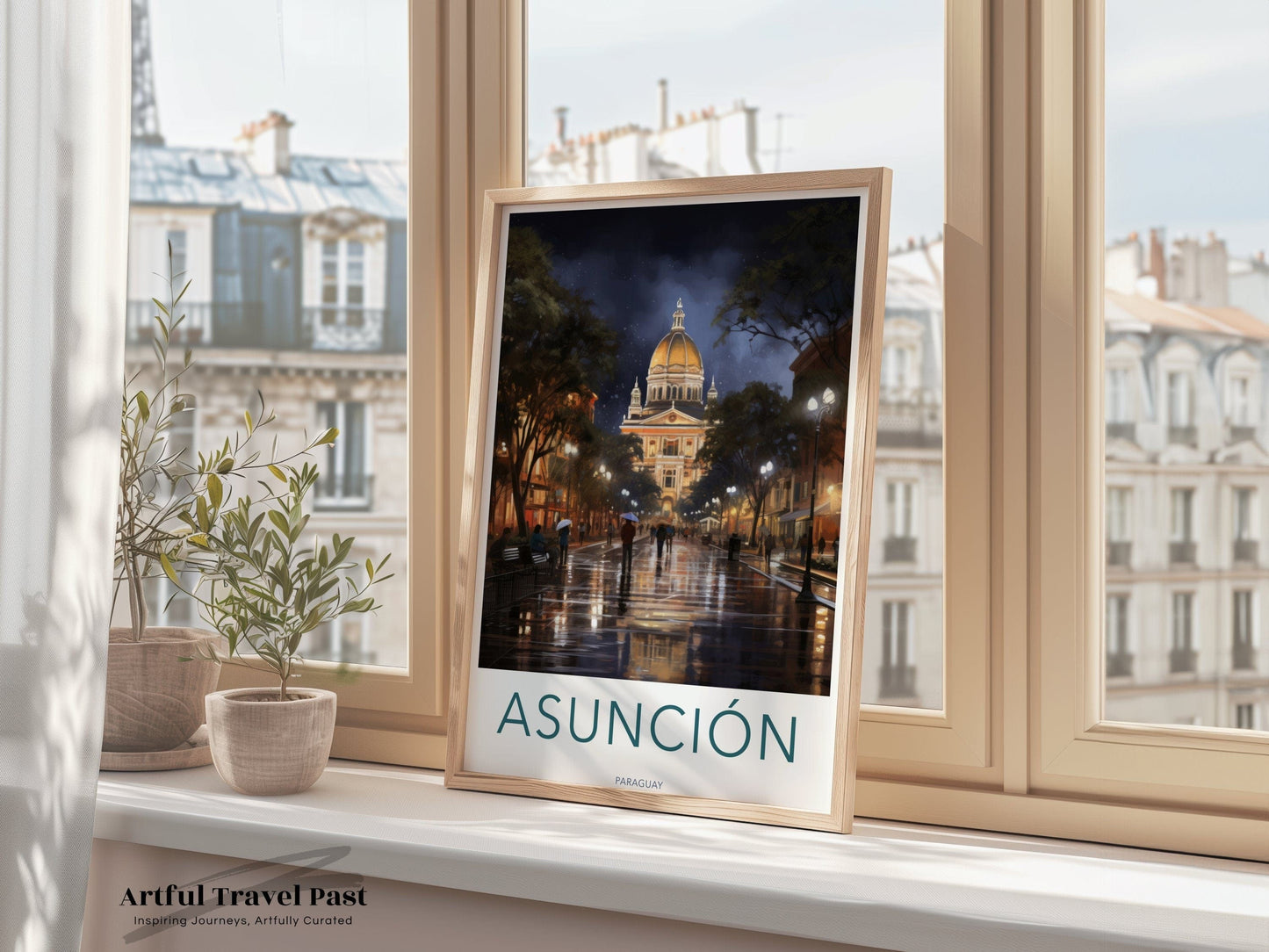 Asunción Poster - Paraguay Wall Art