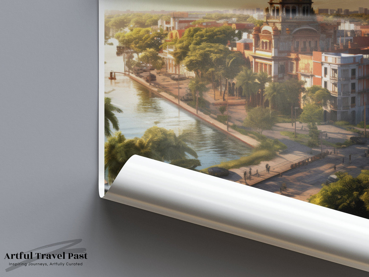 Asunción Poster | Paraguay Wall Art | South America Artwork