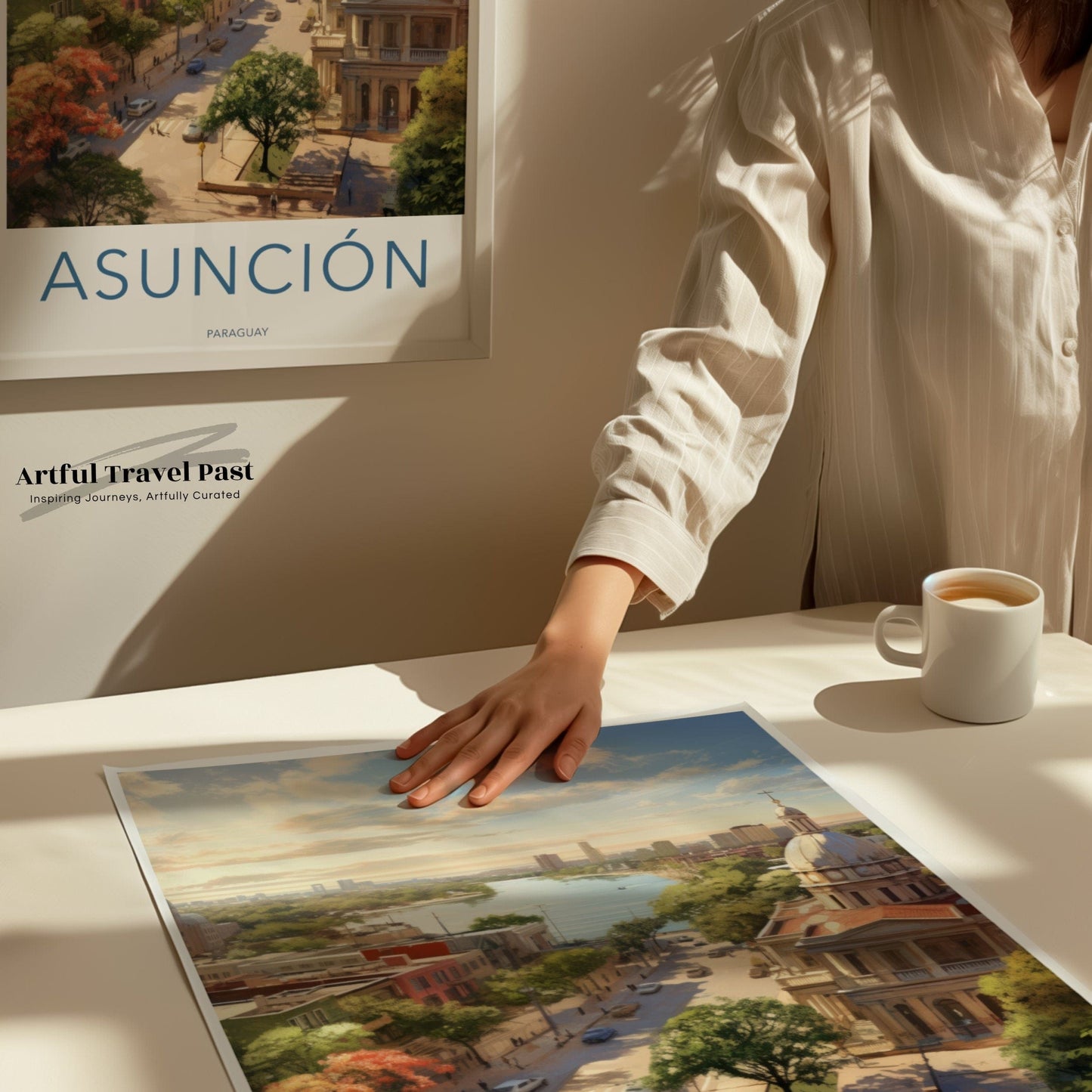 Asunción Poster | Paraguay Wall Art | South America Decor