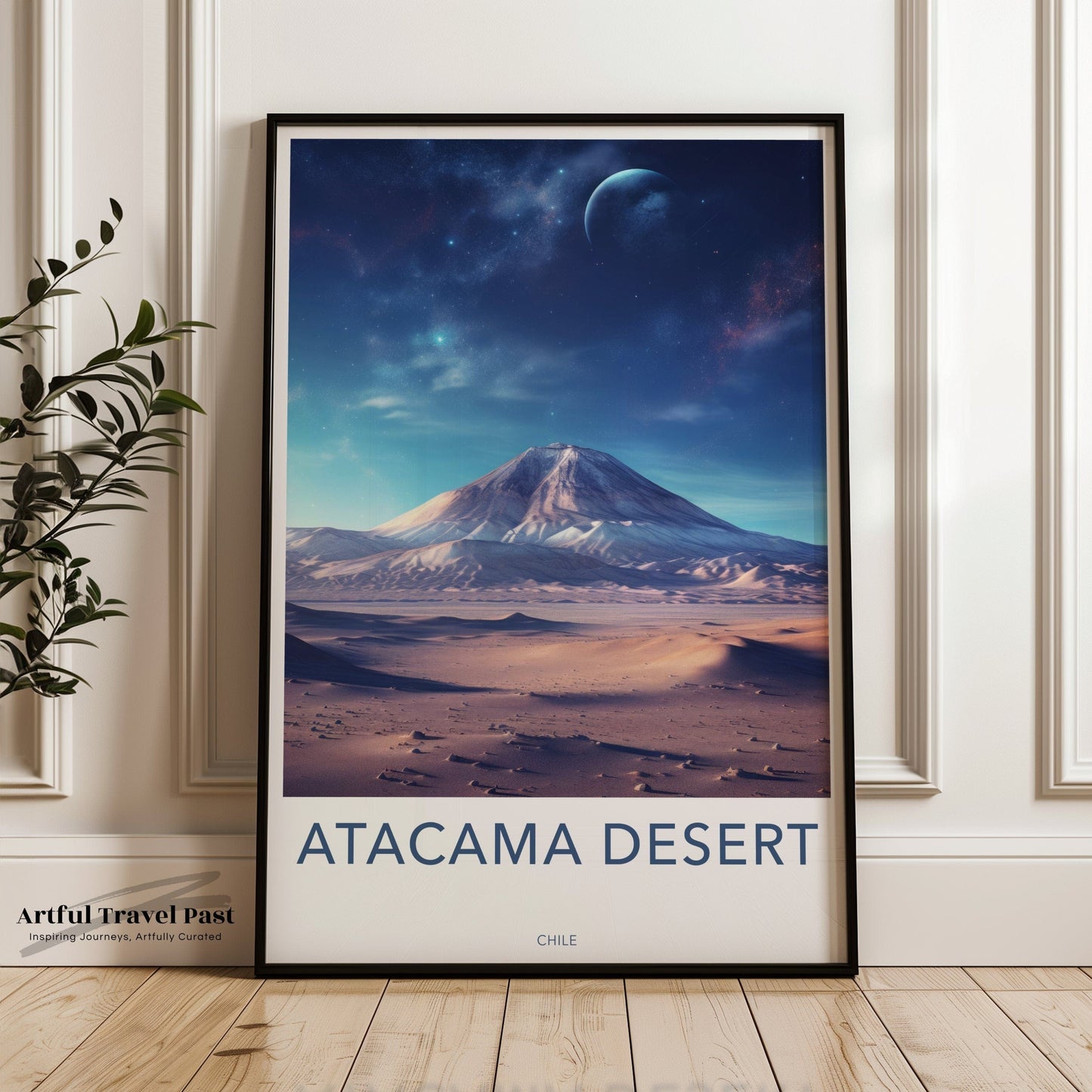 Atacama Desert Poster | Chile Wall Art | South America Decor