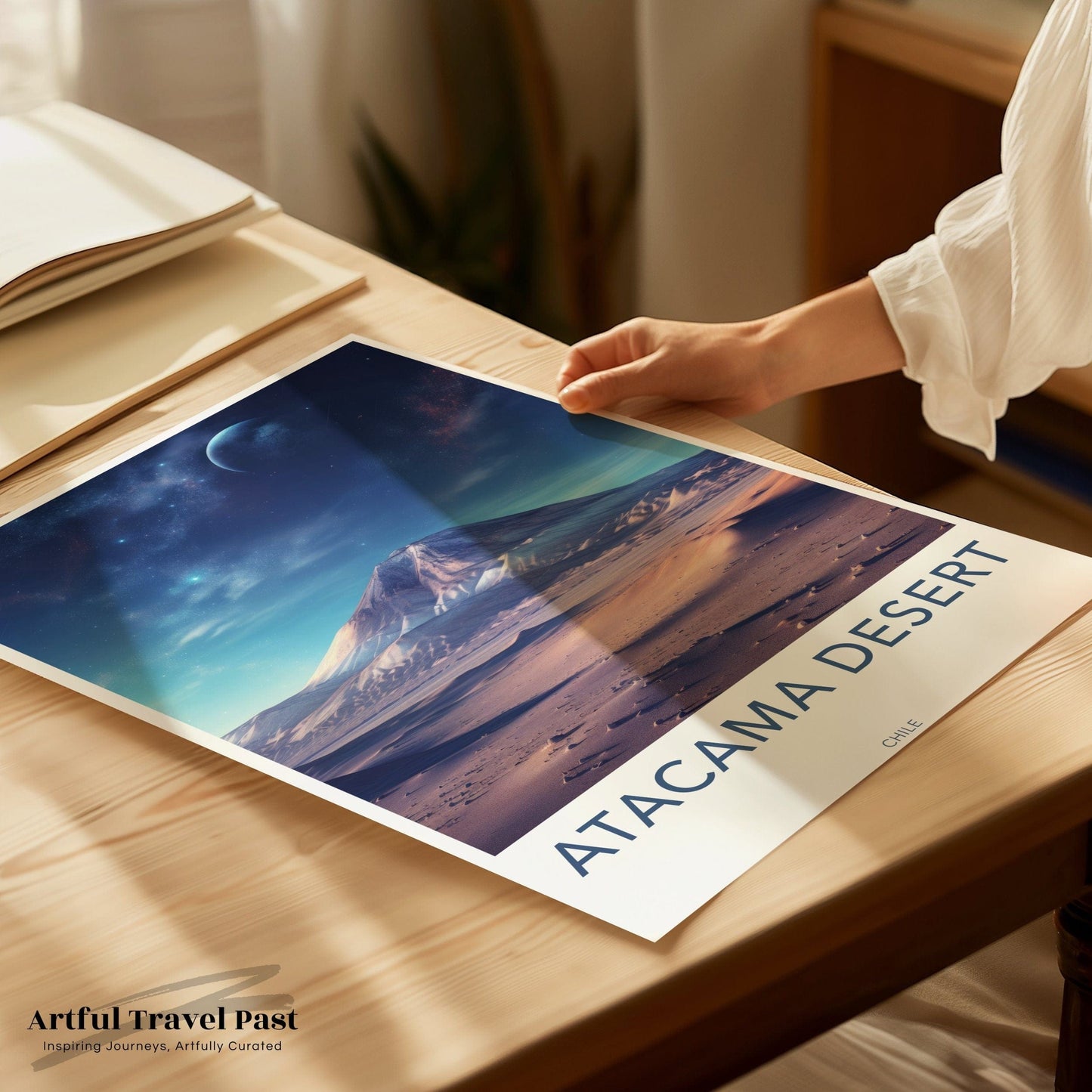Atacama Desert Poster | Chile Wall Art | South America Decor