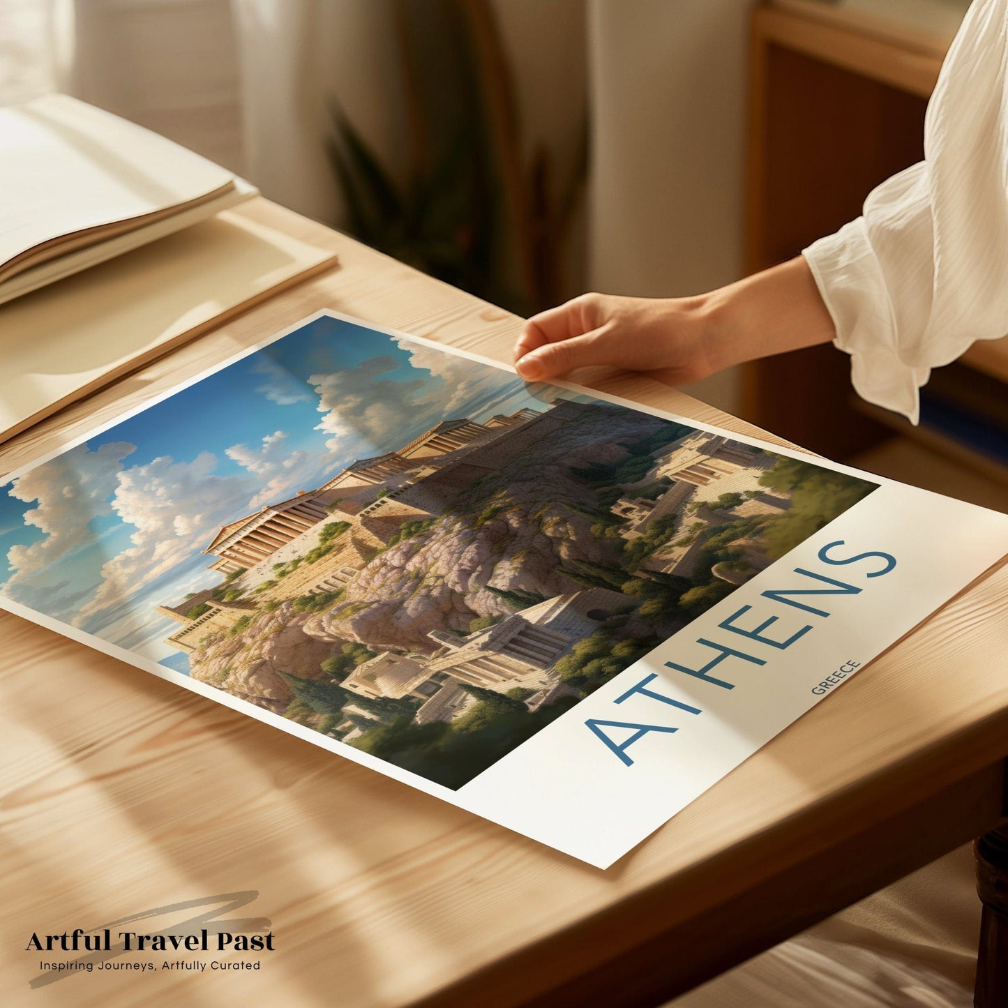 Athens Poster | Greece Wall Art | Balkans Decor