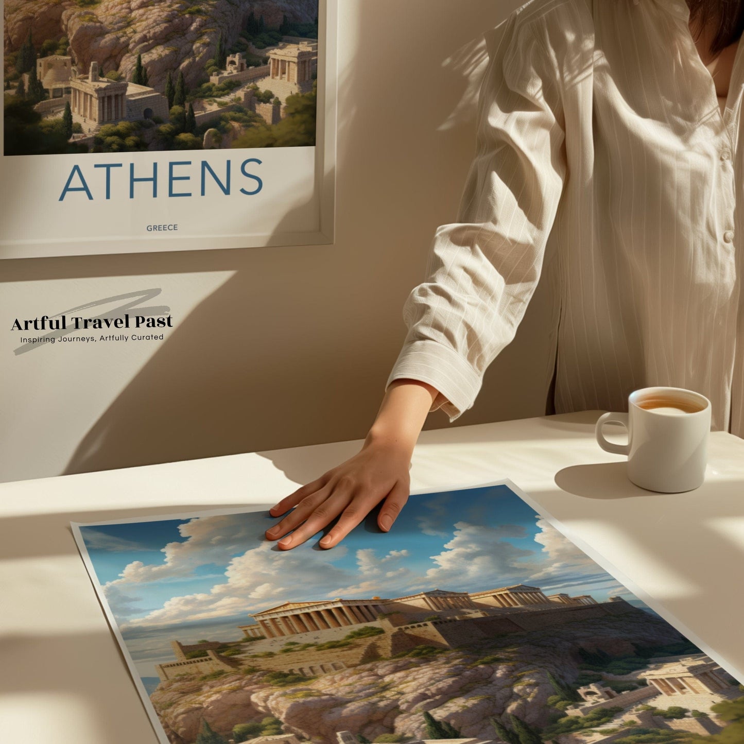 Athens Poster | Greece Wall Art | Balkans Decor
