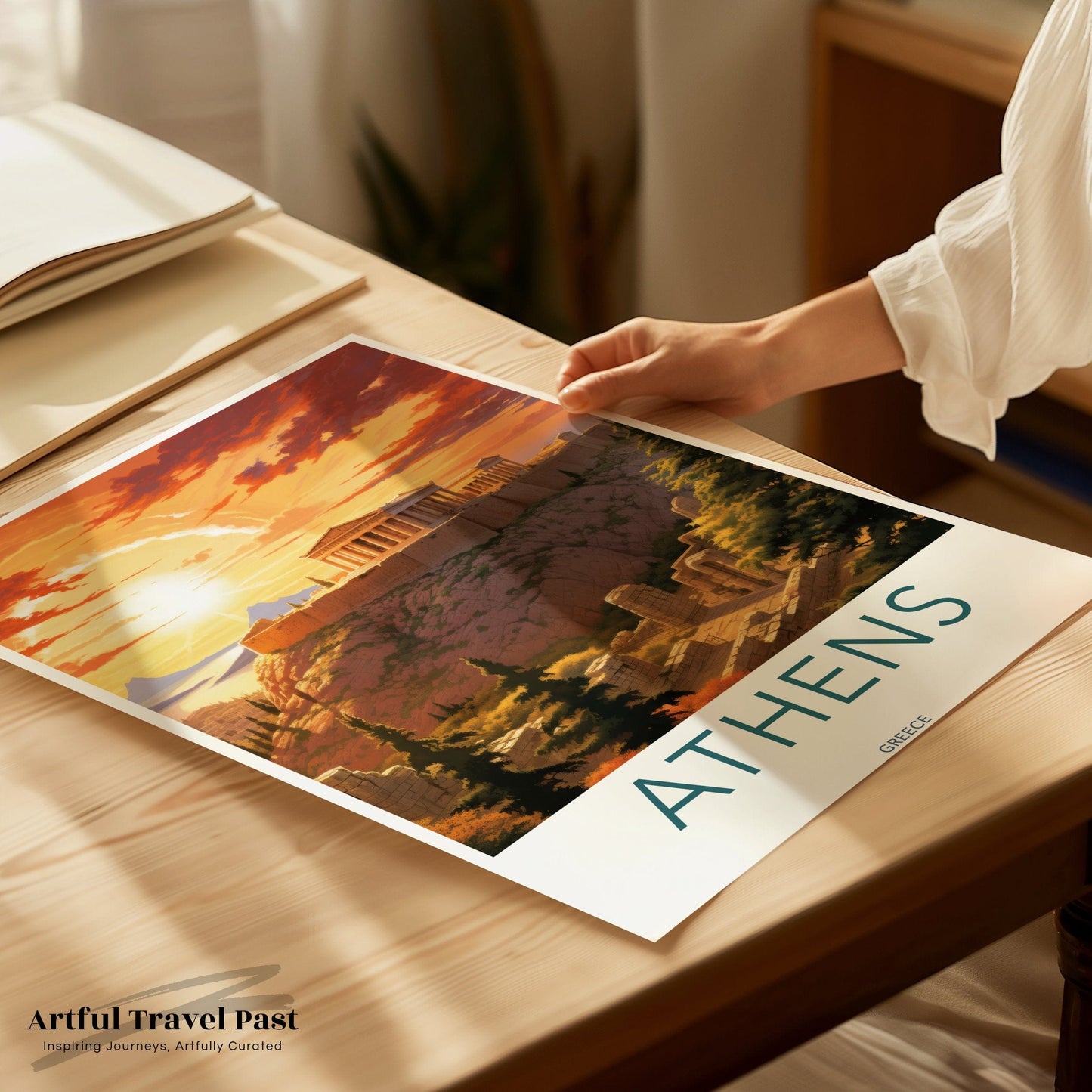 Athens Poster | Greece Wall Art | Balkans Decor