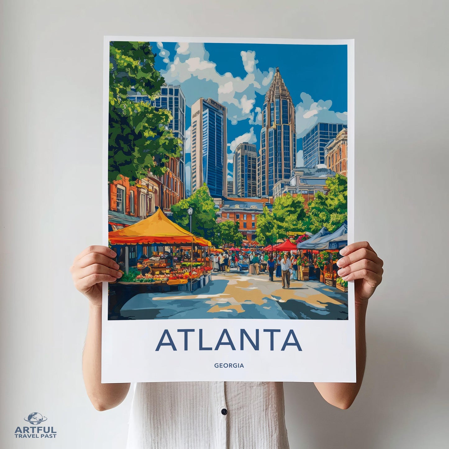 Atlanta Poster - Georgia Wall Art