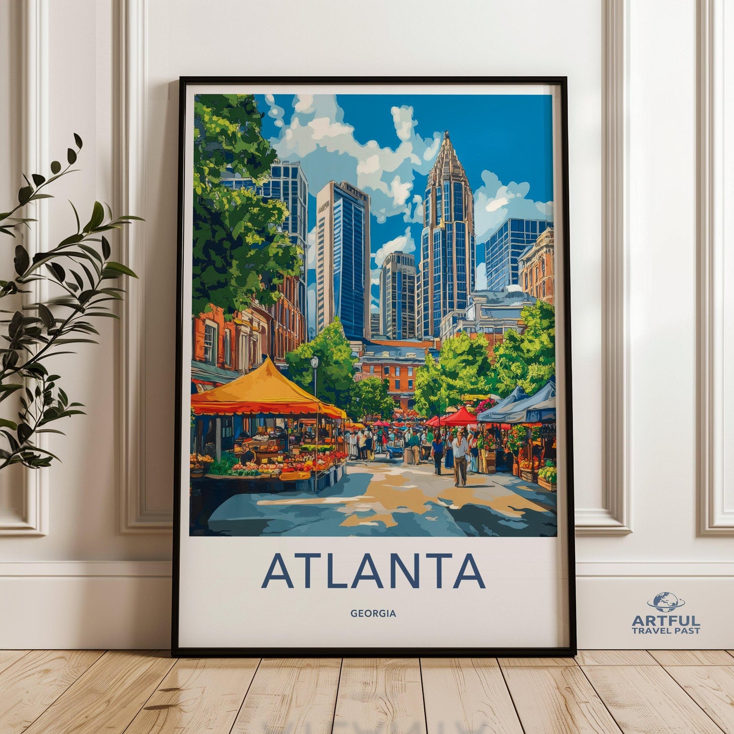 Atlanta Poster - Georgia Wall Art