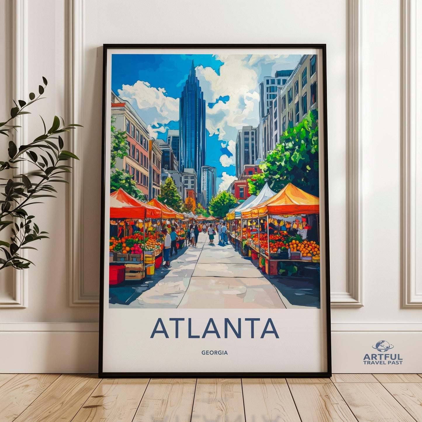 Atlanta Poster - Georgia Wall Art