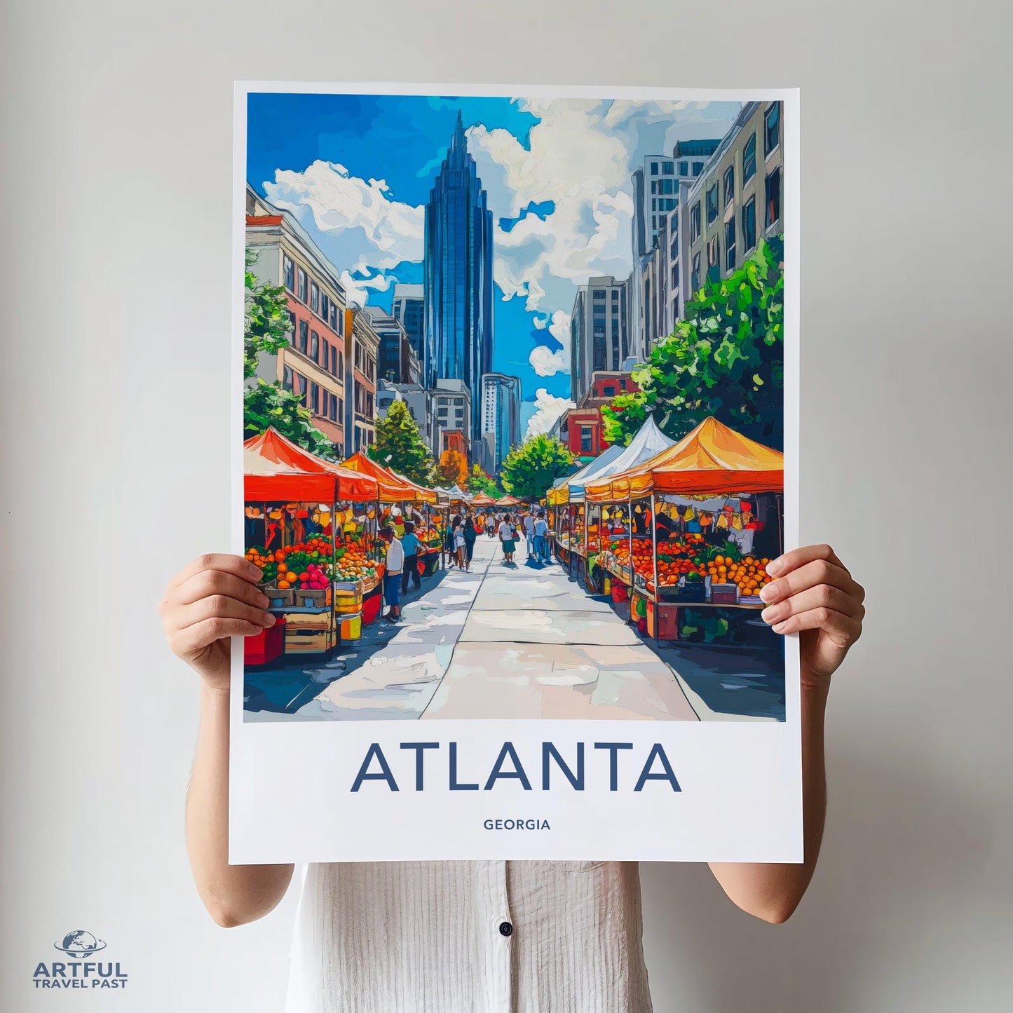 Atlanta Poster - Georgia Wall Art