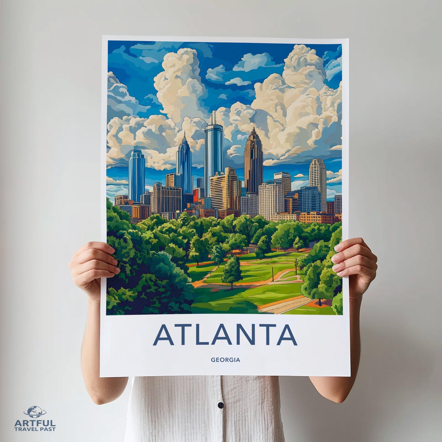 Atlanta Poster - Georgia Wall Art