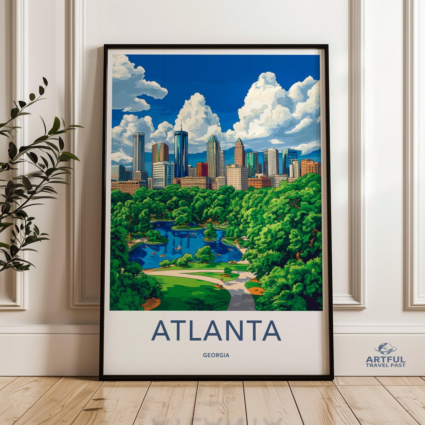Atlanta Poster - Georgia Wall Art