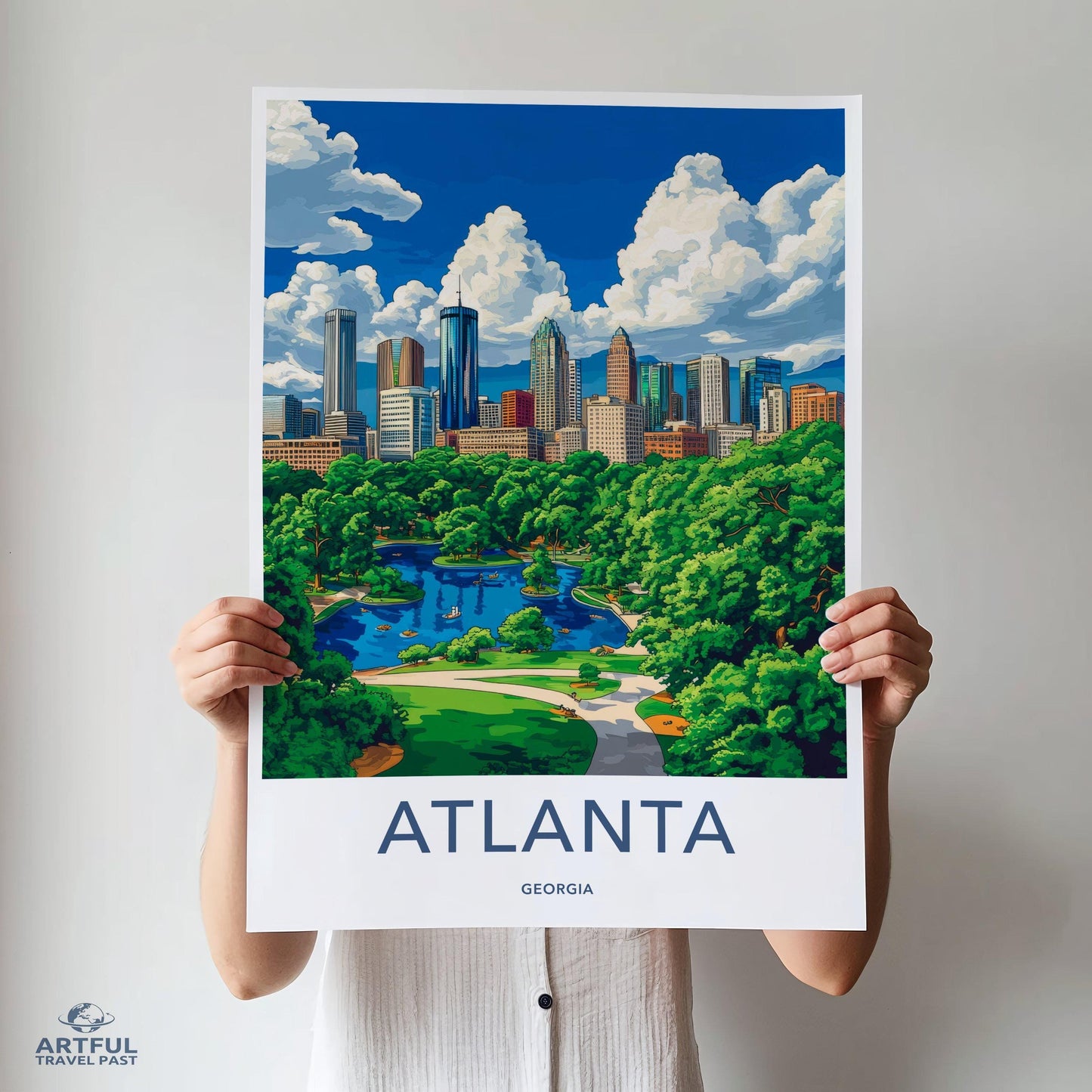 Atlanta Poster - Georgia Wall Art