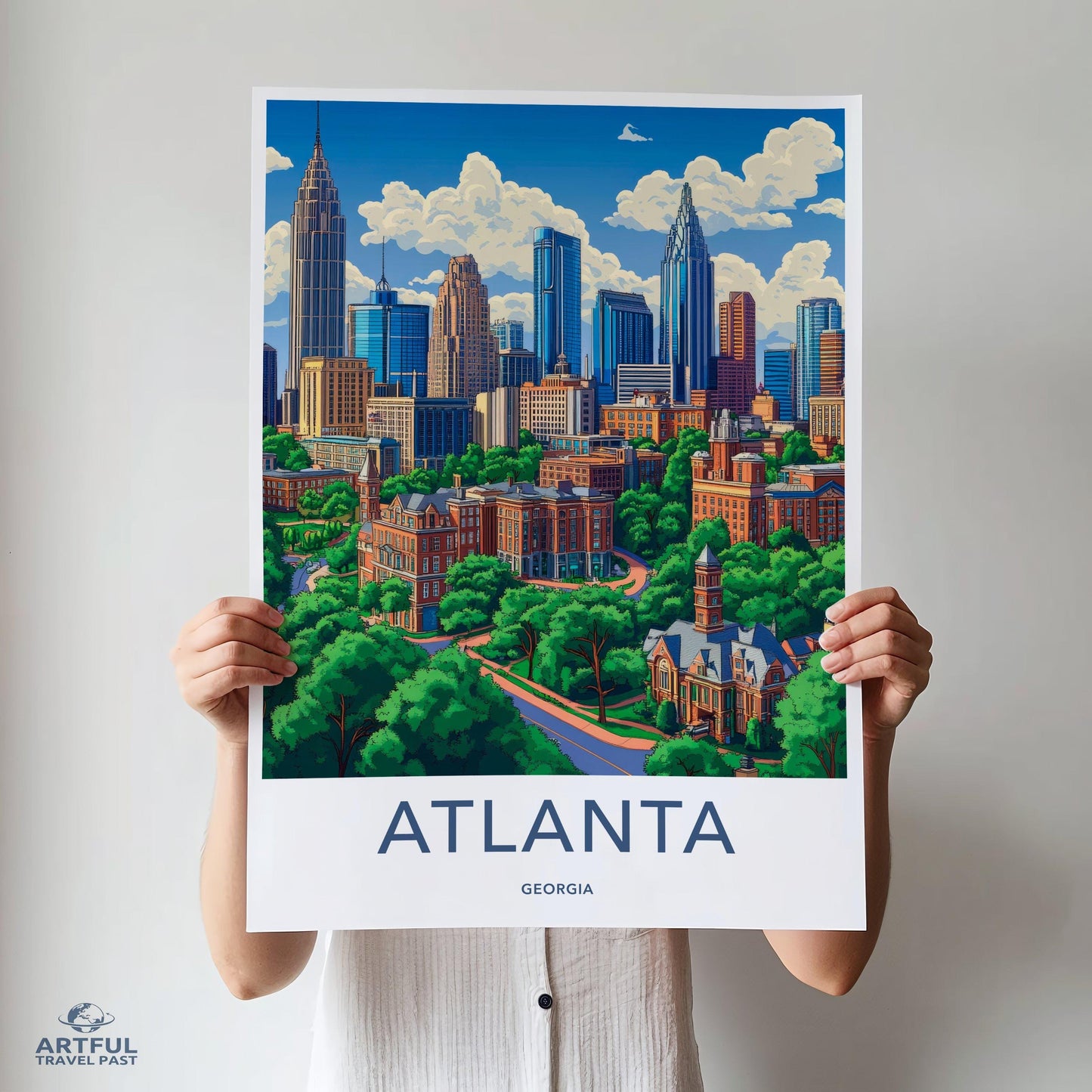 Atlanta Poster - Georgia Wall Art