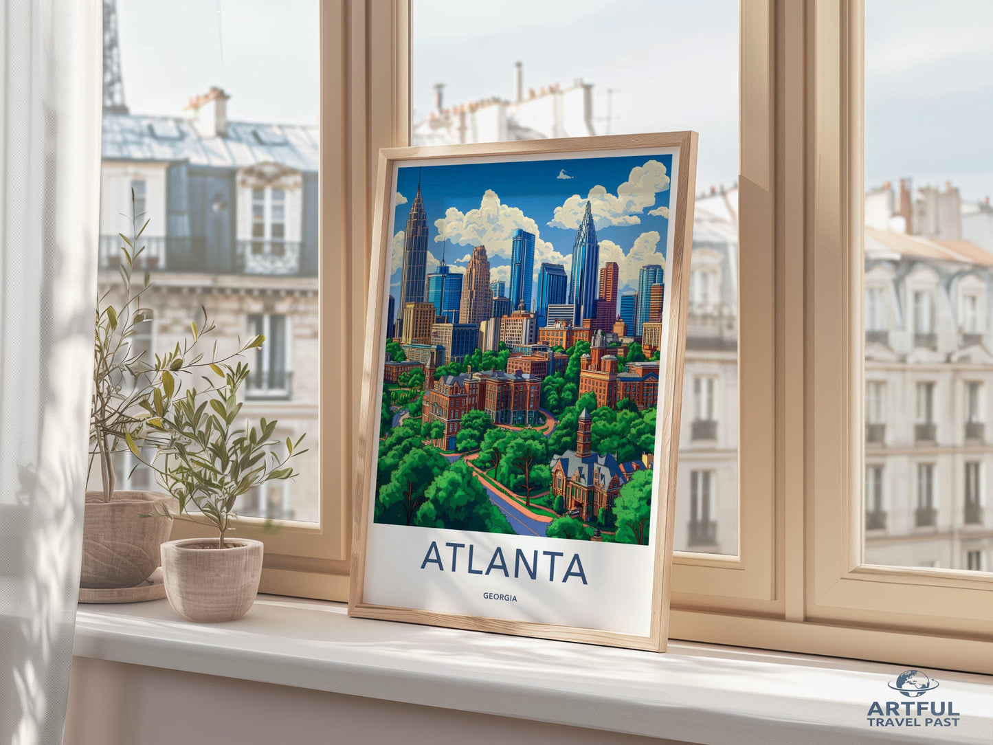 Atlanta Poster - Georgia Wall Art