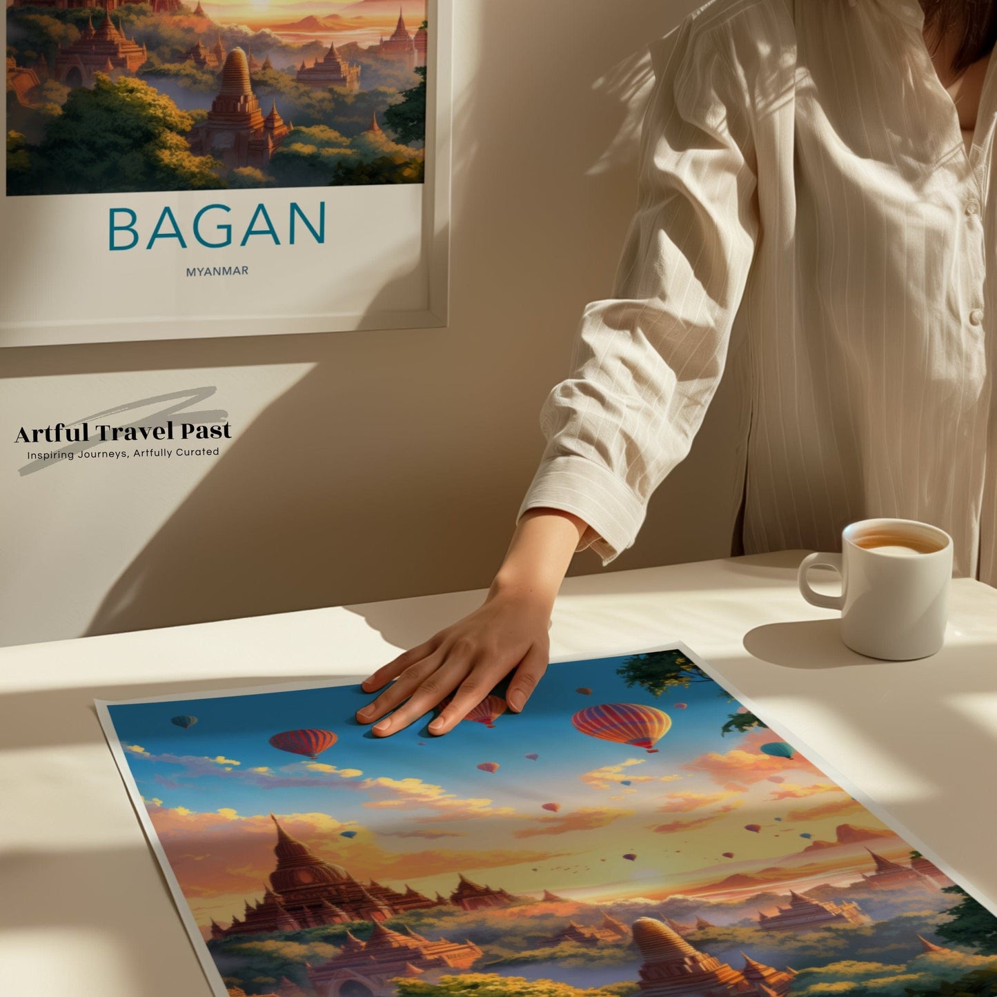 Bagan Poster - Myanmar Wall Art