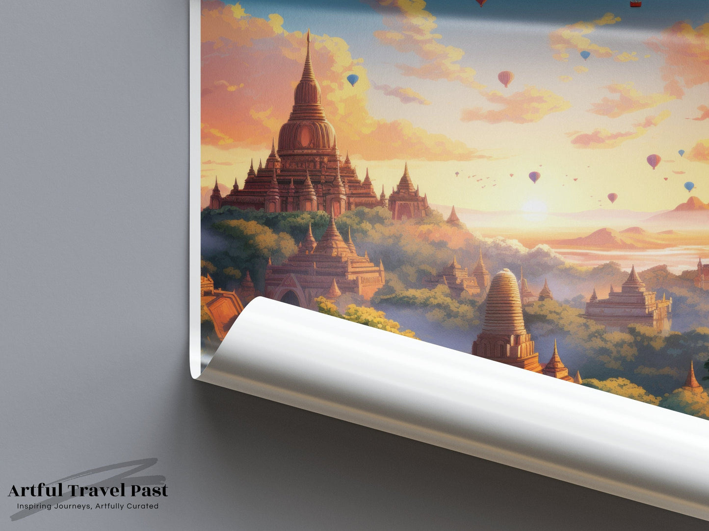 Bagan Poster - Myanmar Wall Art