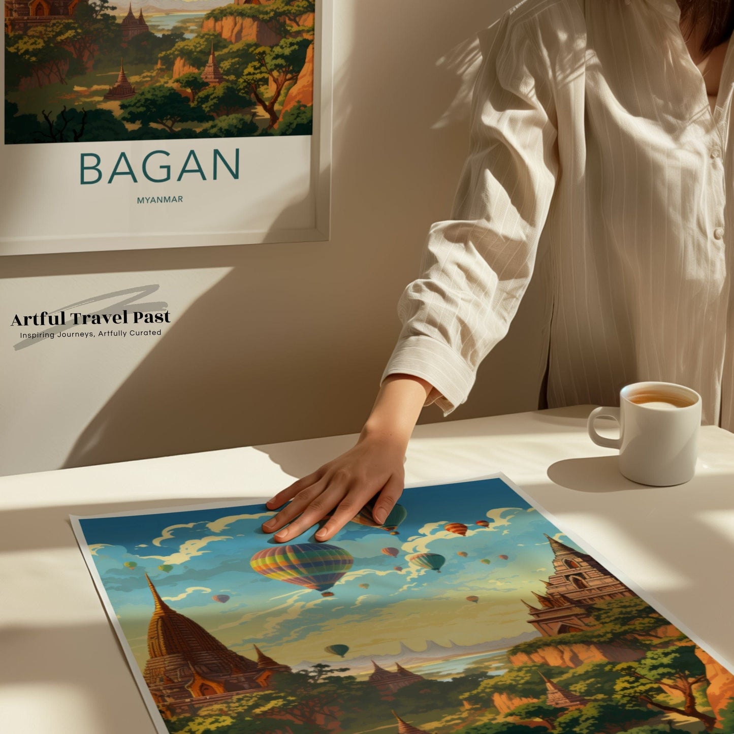 Bagan Poster - Myanmar Wall Art