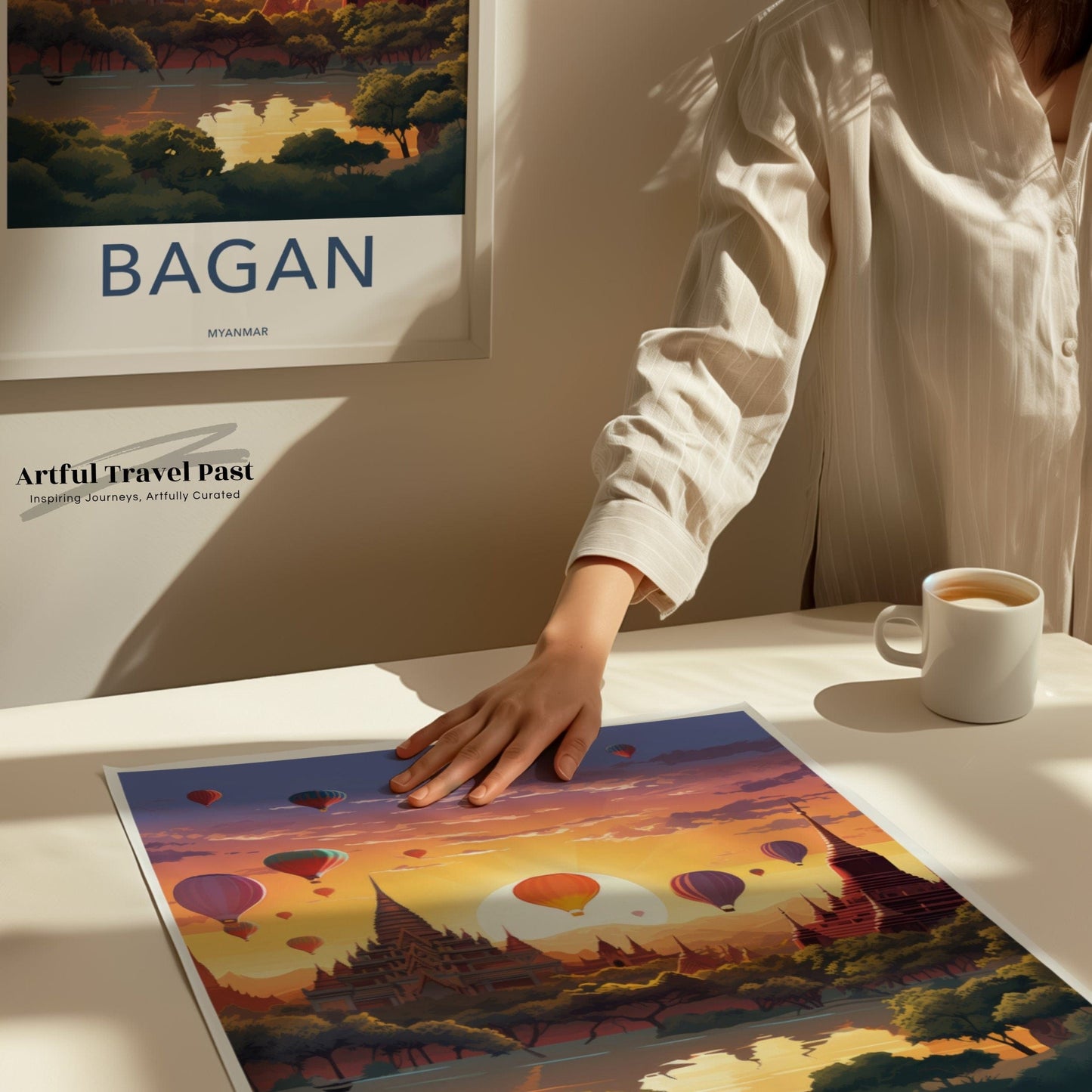 Bagan Poster - Myanmar Wall Art