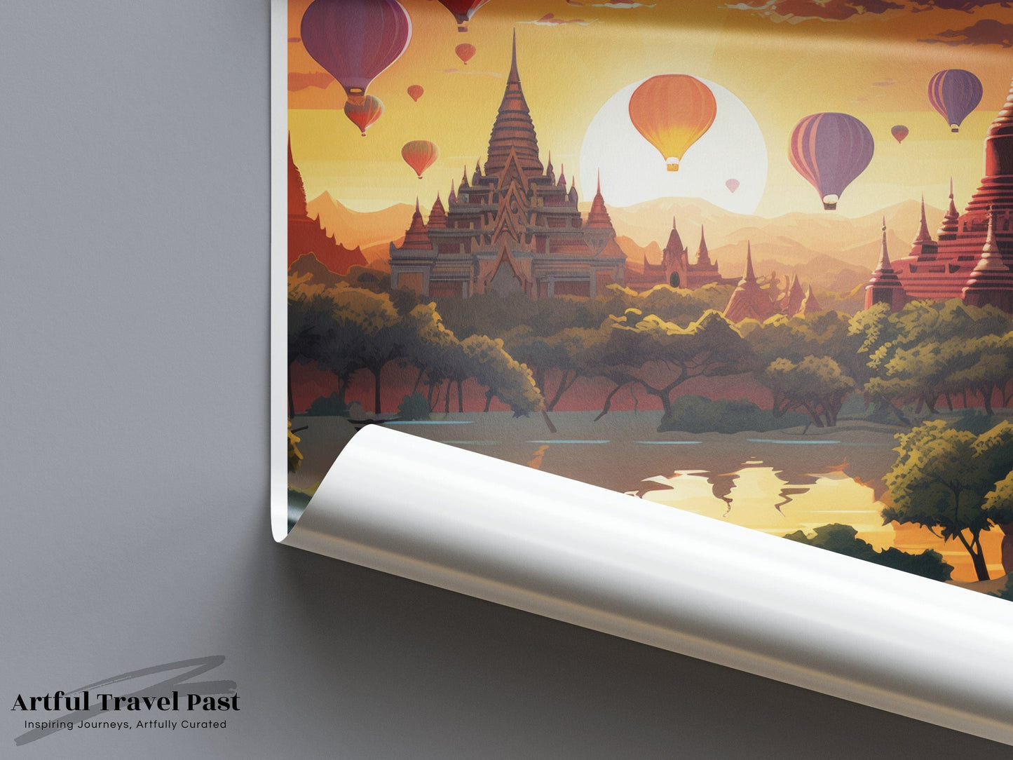 Bagan Poster - Myanmar Wall Art