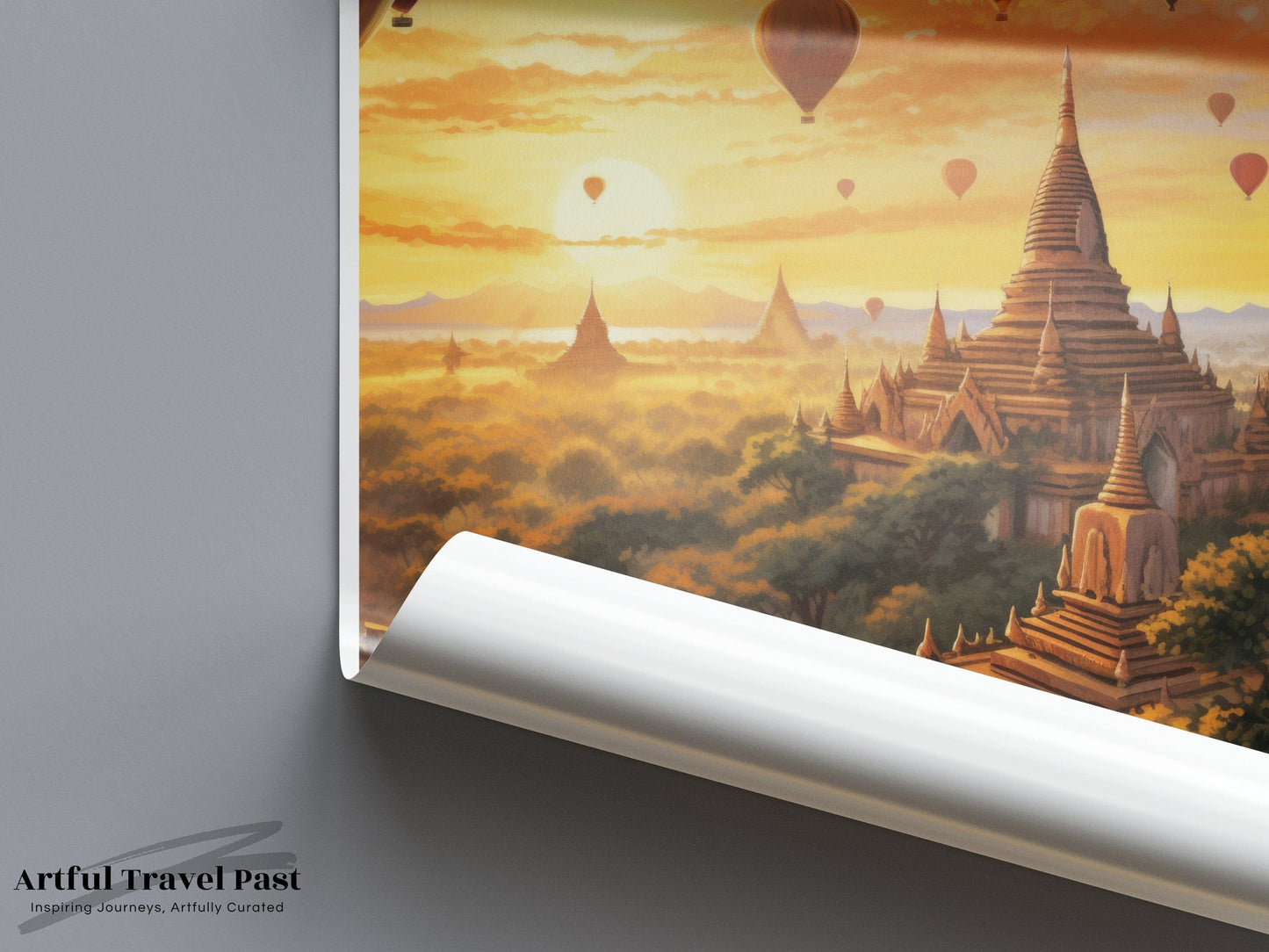 Bagan Poster - Myanmar Wall Art