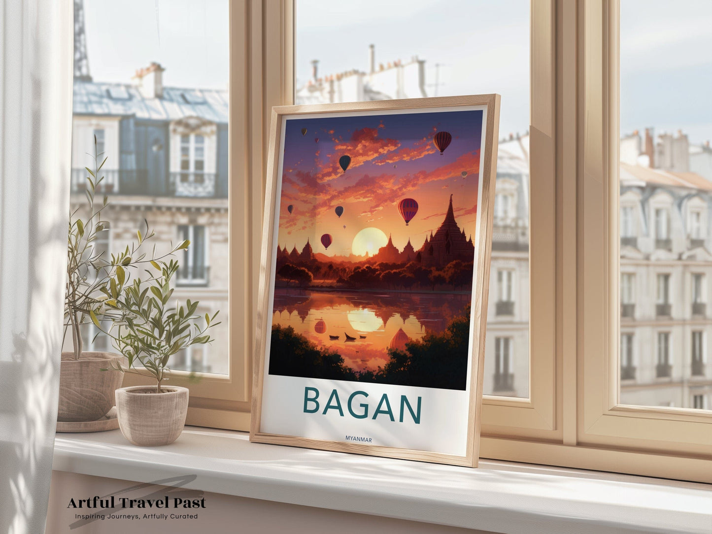 Bagan Poster - Myanmar Wall Art