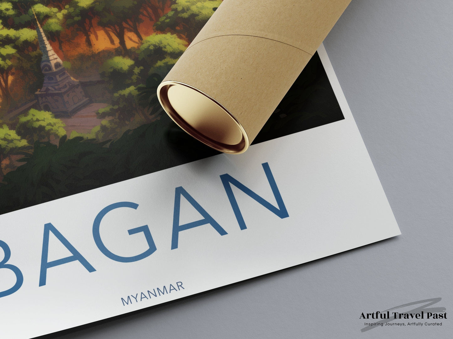 Bagan Poster | Myanmar Wall Art | Asia Decor