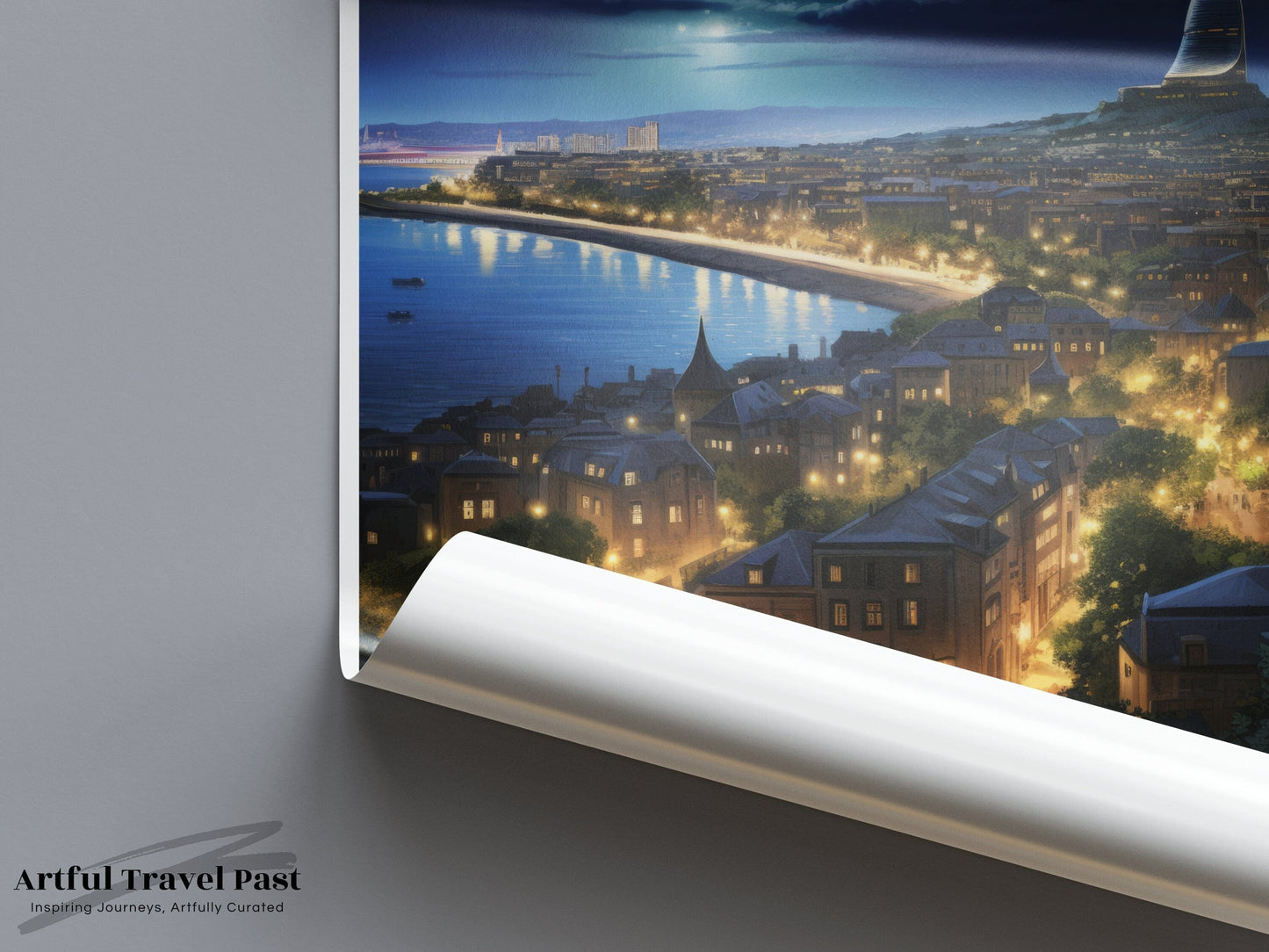 Baku Poster | Azerbaijan Wall Art