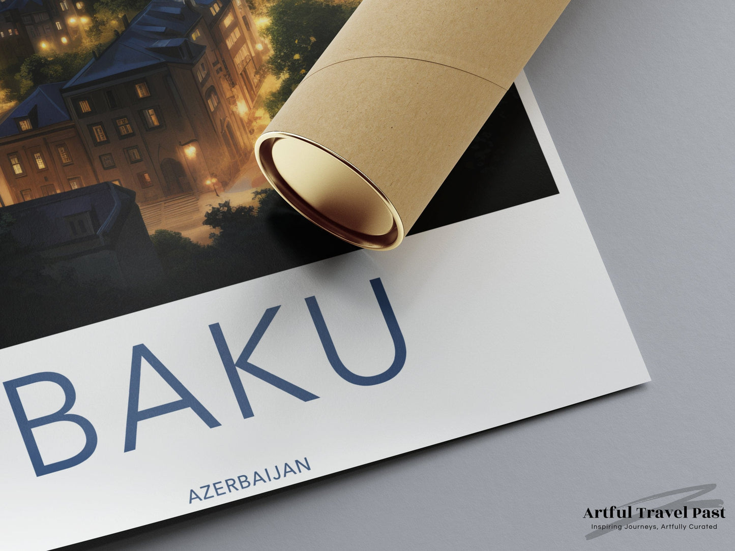 Baku Poster | Azerbaijan Wall Art