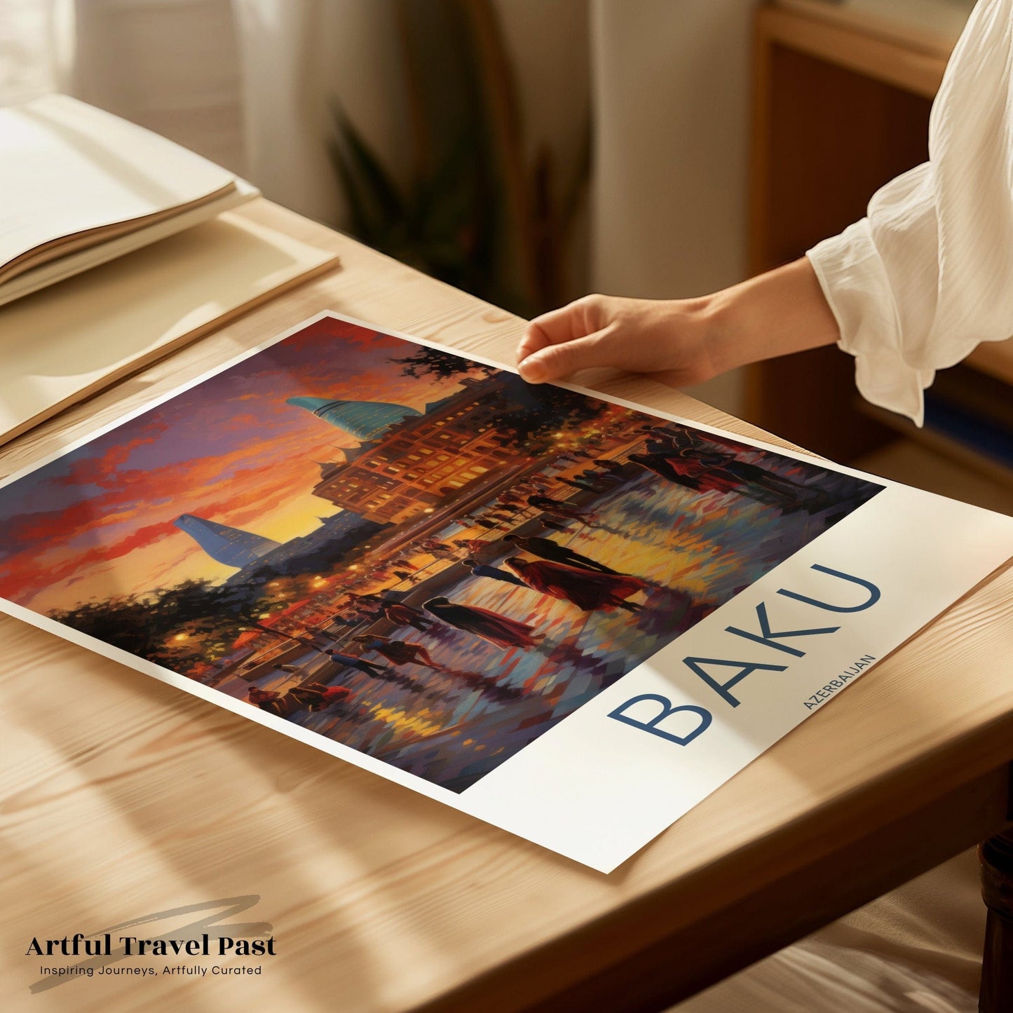 Baku Poster | Azerbaijan Wall Art