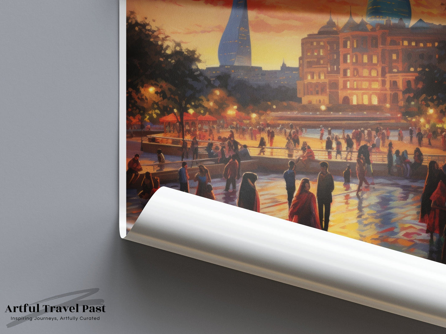 Baku Poster | Azerbaijan Wall Art