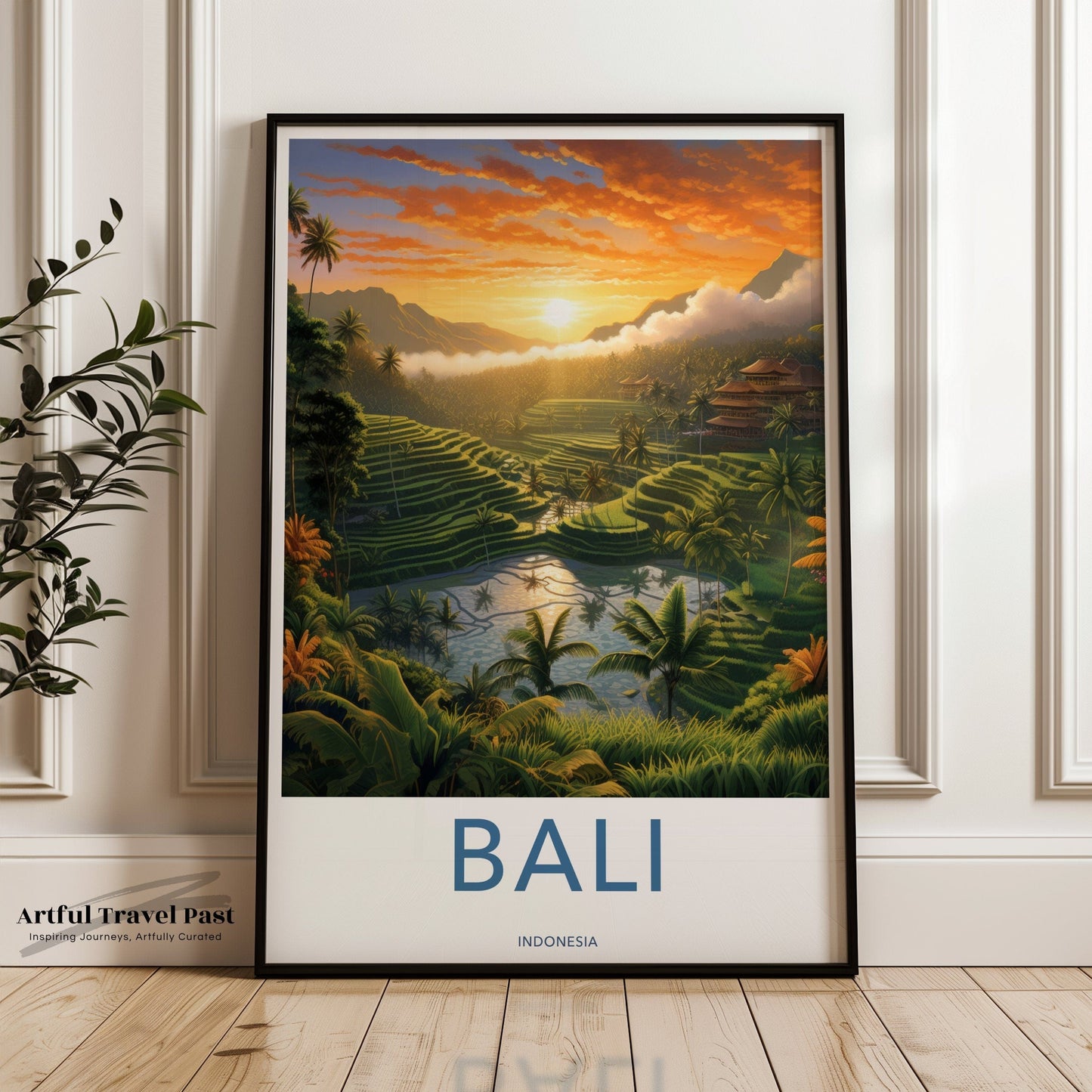 Bali Poster | Indonesia Wall Art | Asia Decor