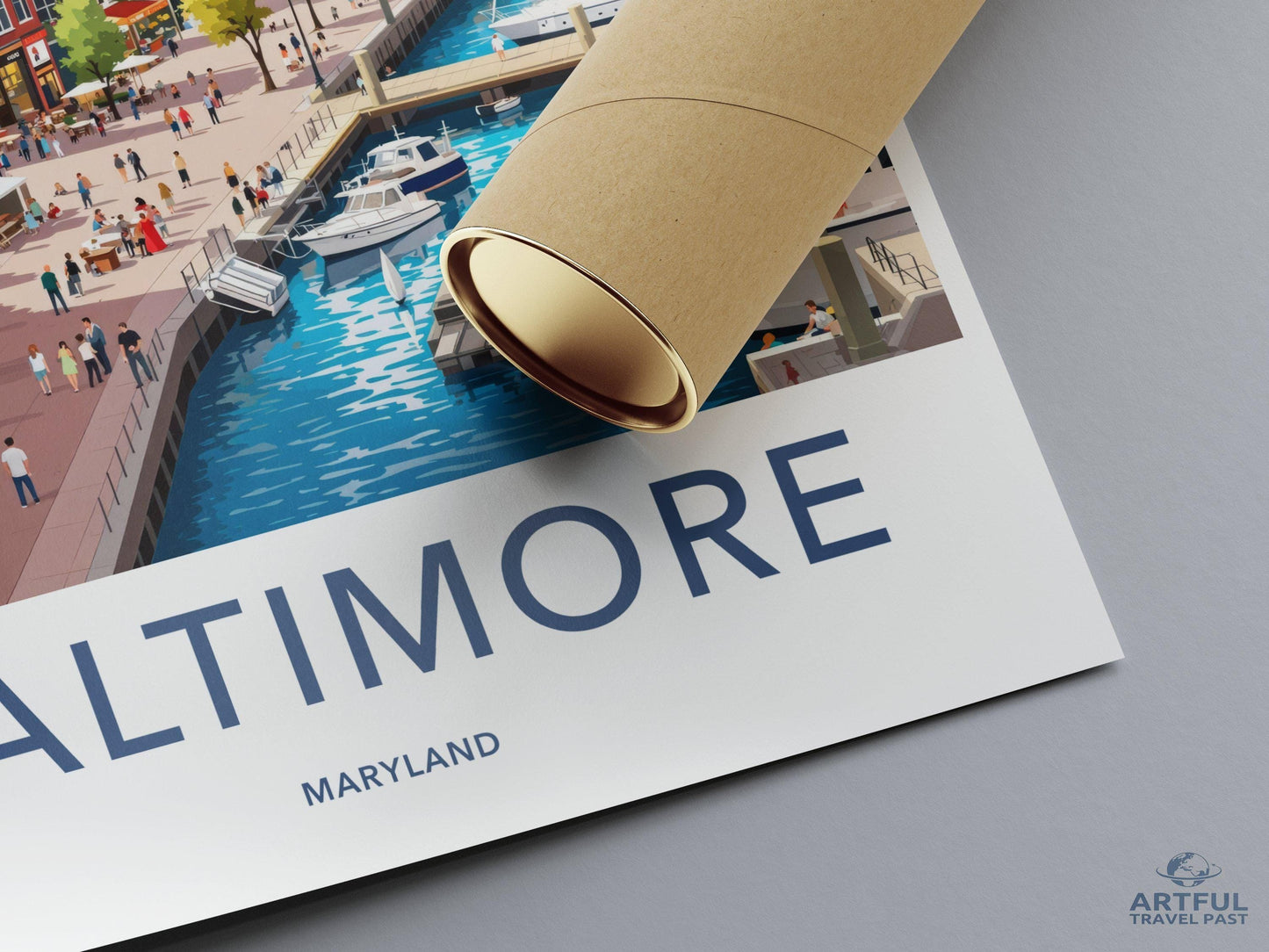 Baltimore Poster - Maryland Wall Art