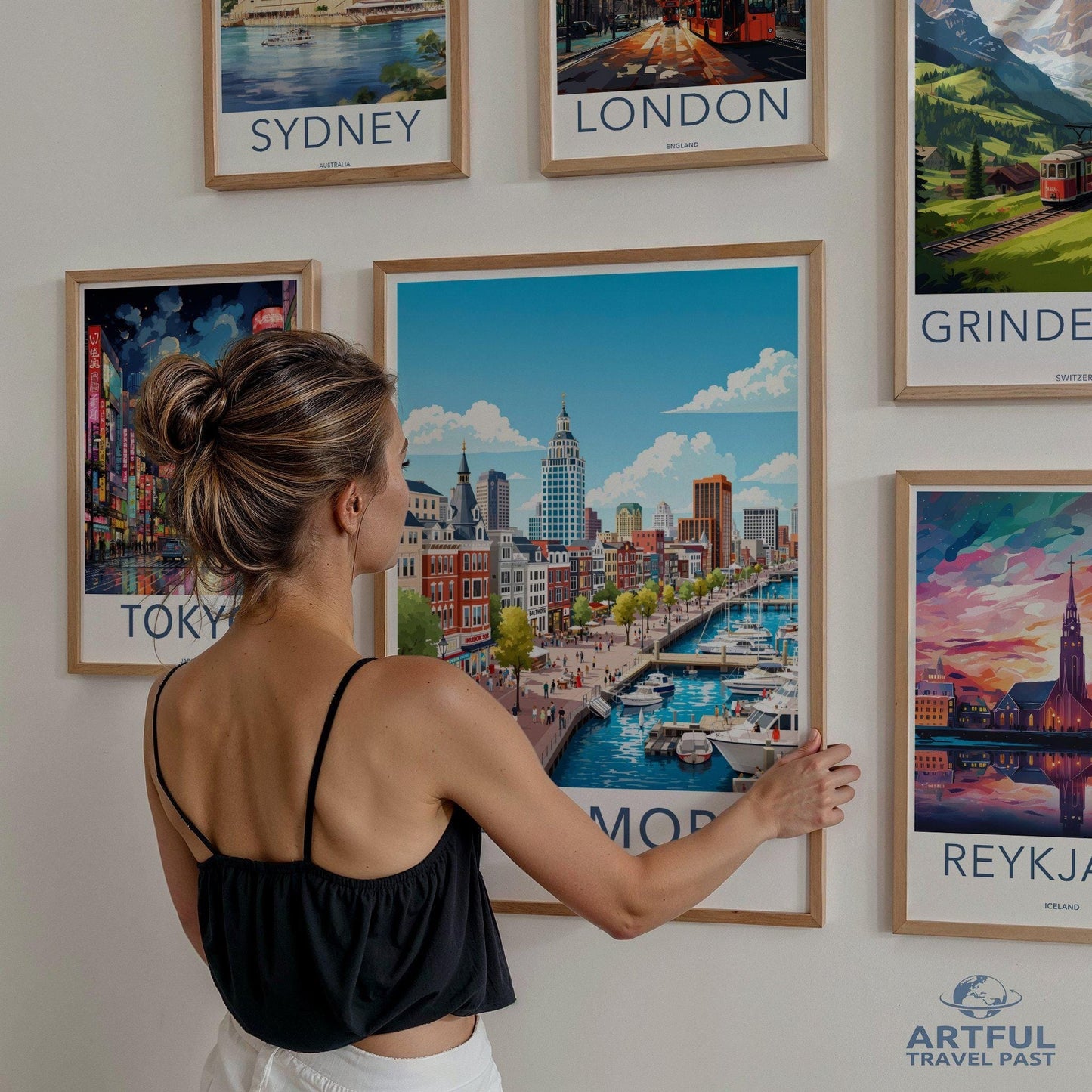 Baltimore Poster - Maryland Wall Art