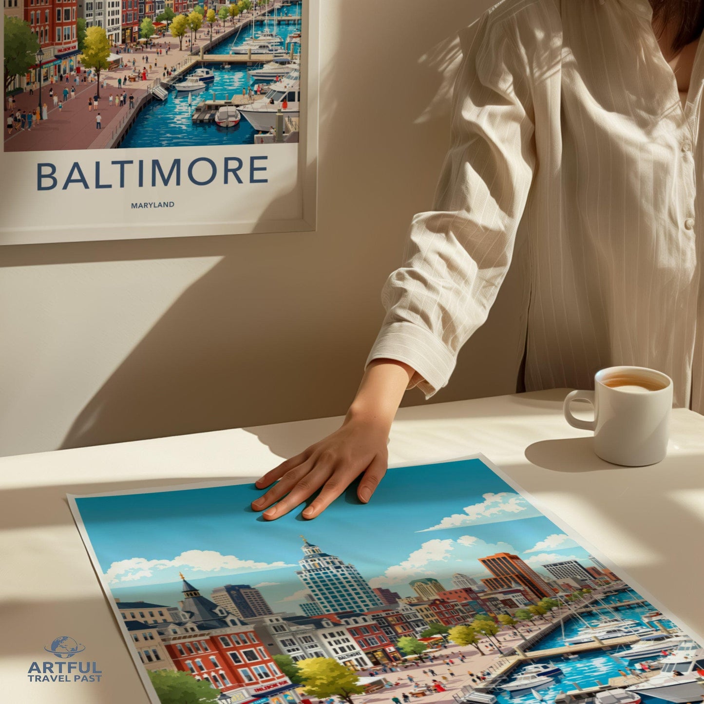 Baltimore Poster - Maryland Wall Art