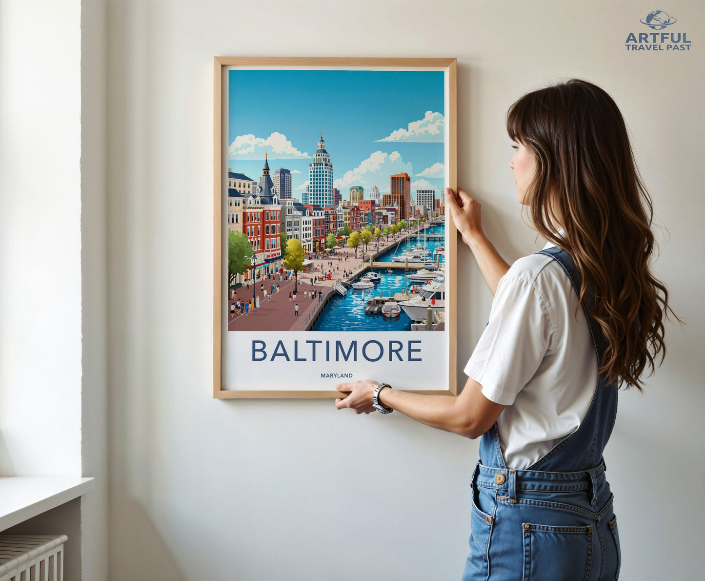 Baltimore Poster - Maryland Wall Art